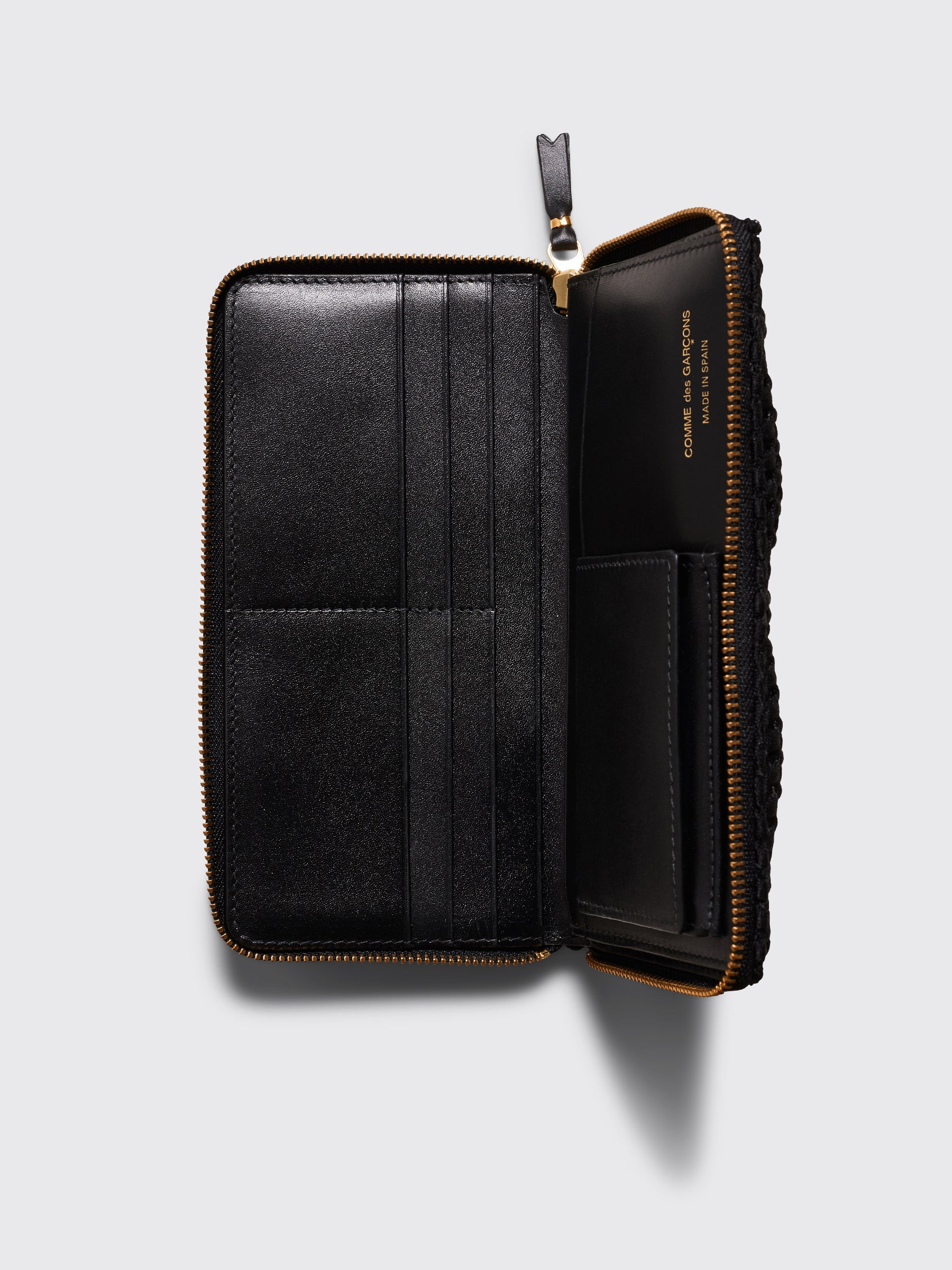 COMME DES GARÇONS WALLET SA0110 FAT TORTOISE BLACK - 4