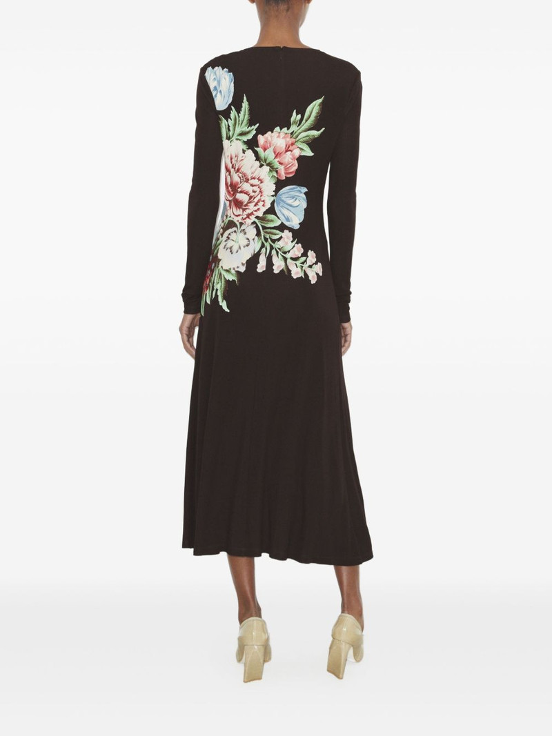printed jersey midi dress 3