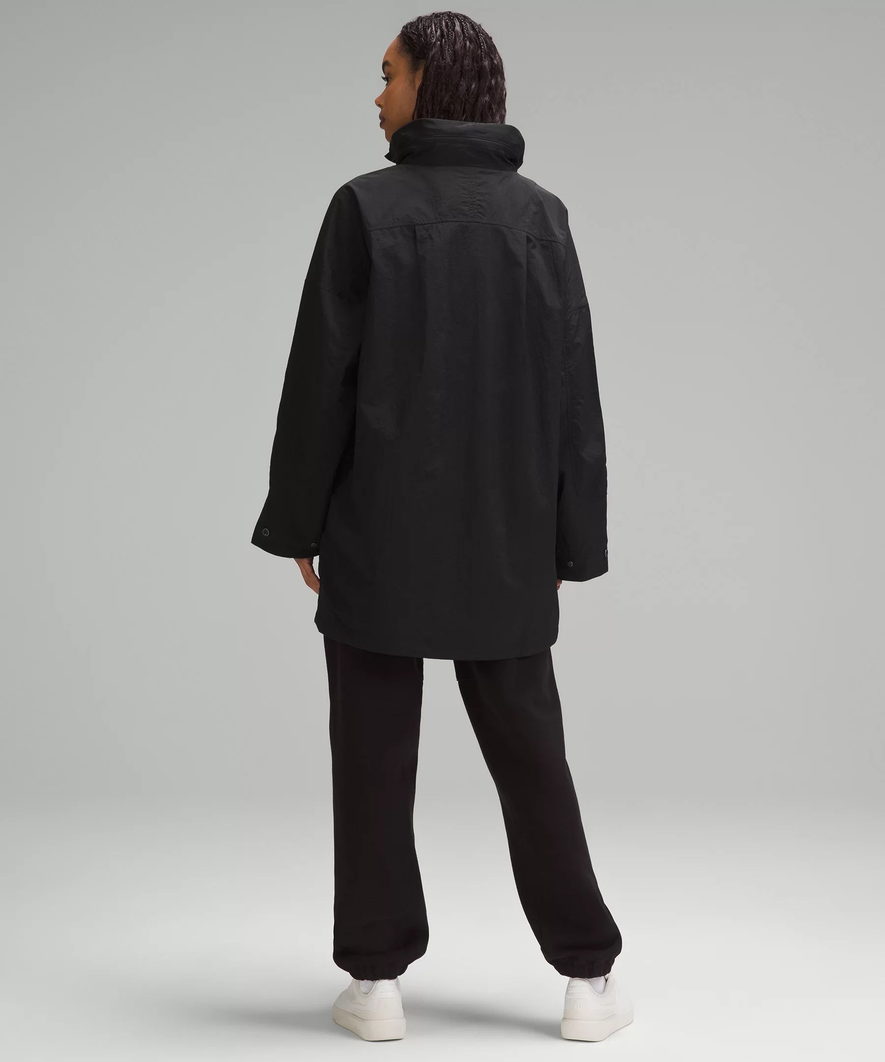 Hooded Mid-Length Utility Jacket - 2