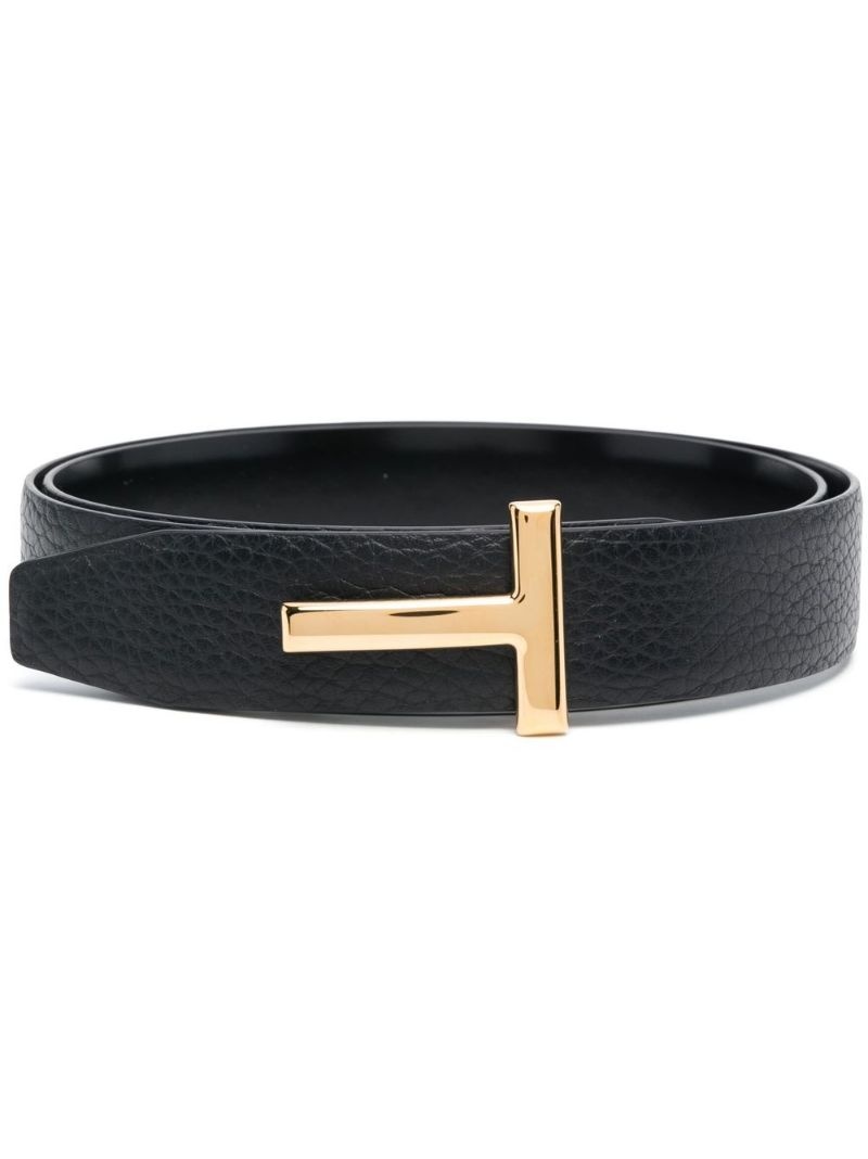 TOM FORD logo-plaque 30mm belt farfetch REVERSIBLE