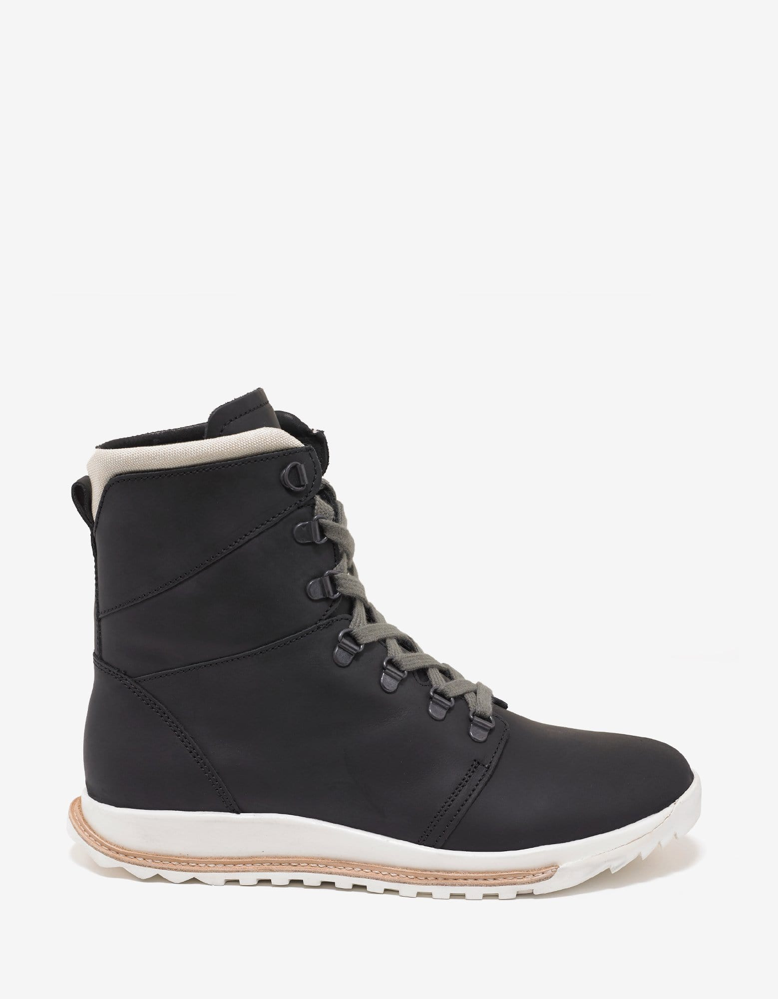 Rick Owens Lace Up Dirt Grafton Black Boots - 2