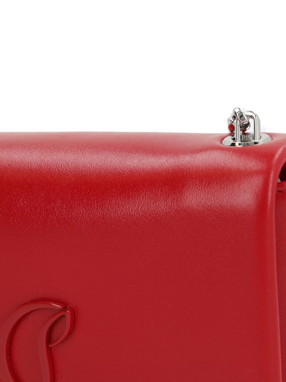 logo calfskin shoulder bag - 4
