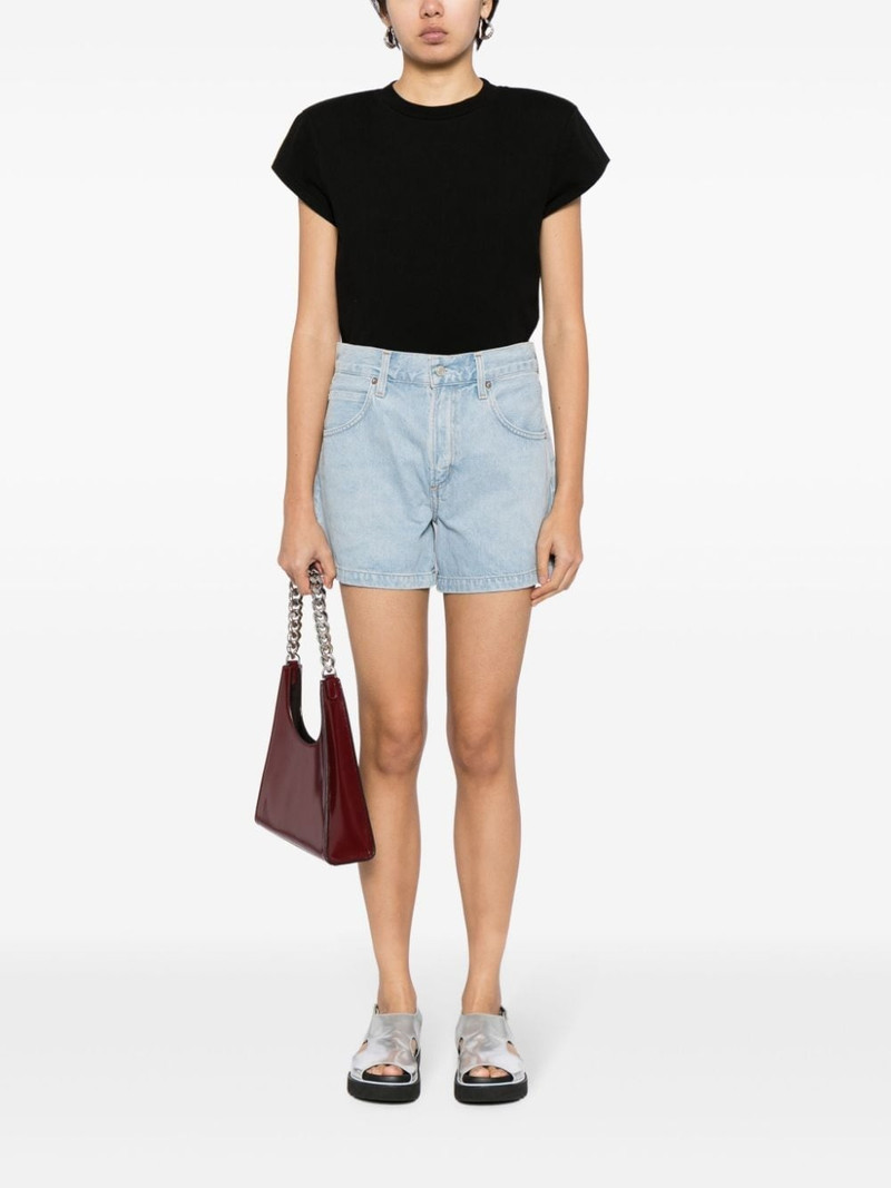 AGOLDE Magda denim shorts outlook
