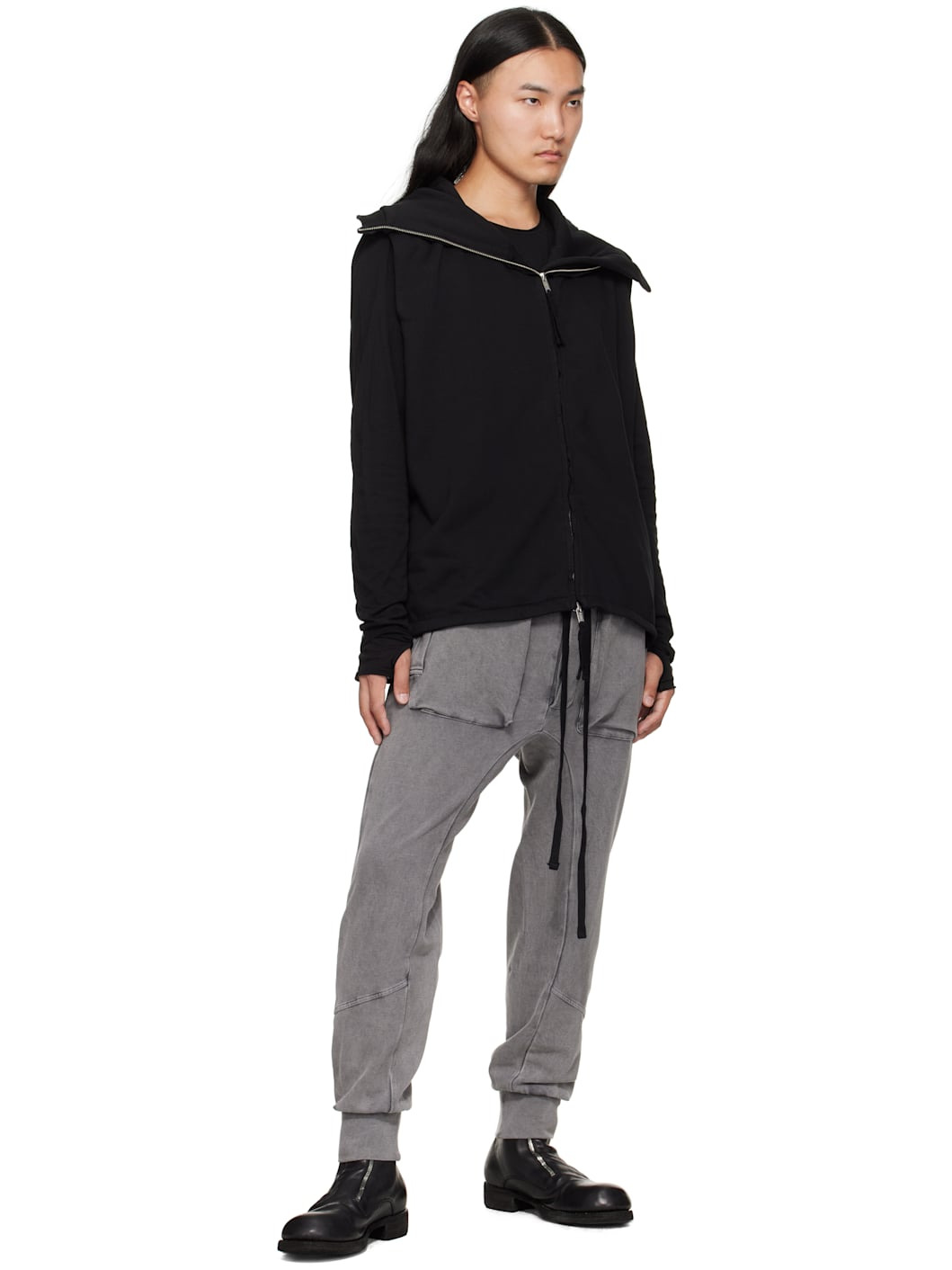 Black M SJ 684 Hoodie - 4