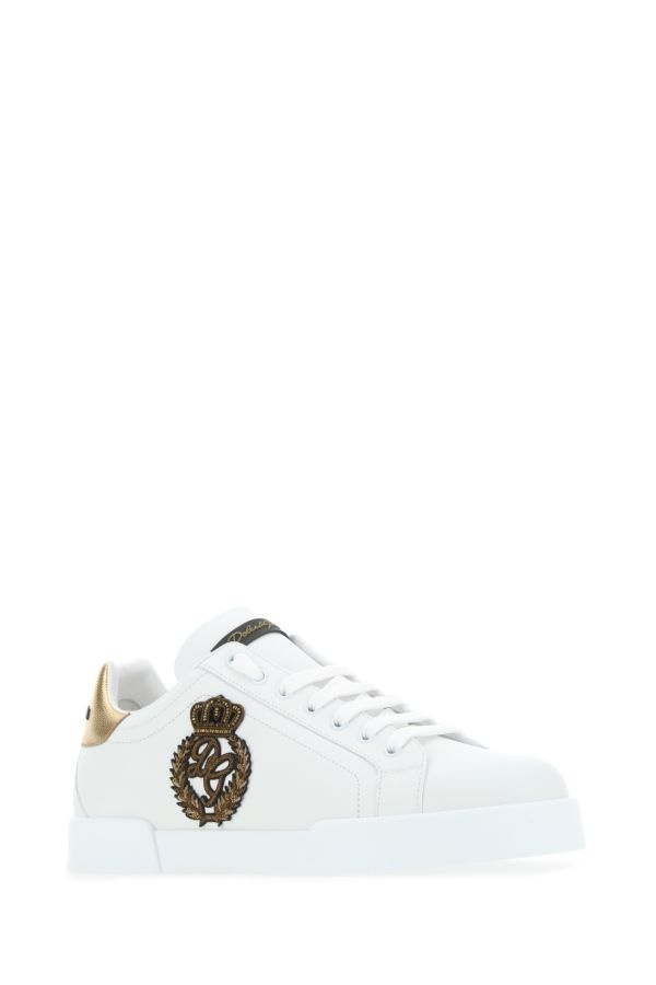 White leather Portofino sneakers - 2