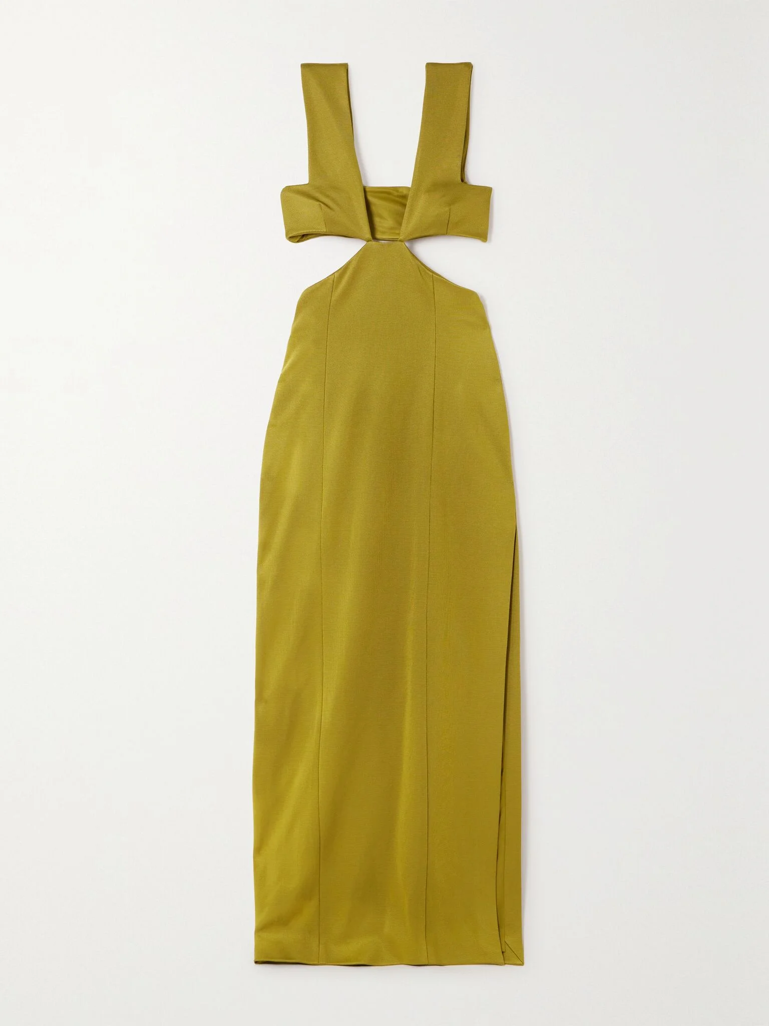Beverly cutout knitted maxi dress Green - 1