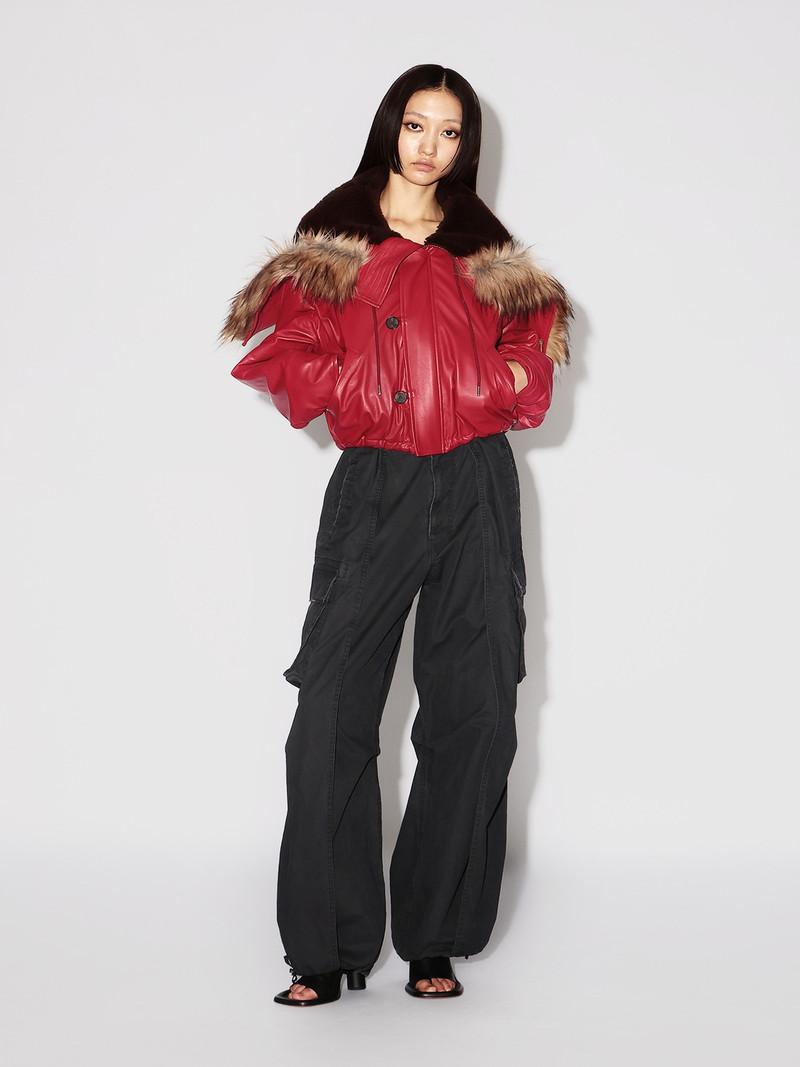 LEATHER CROPPED N3B 7
