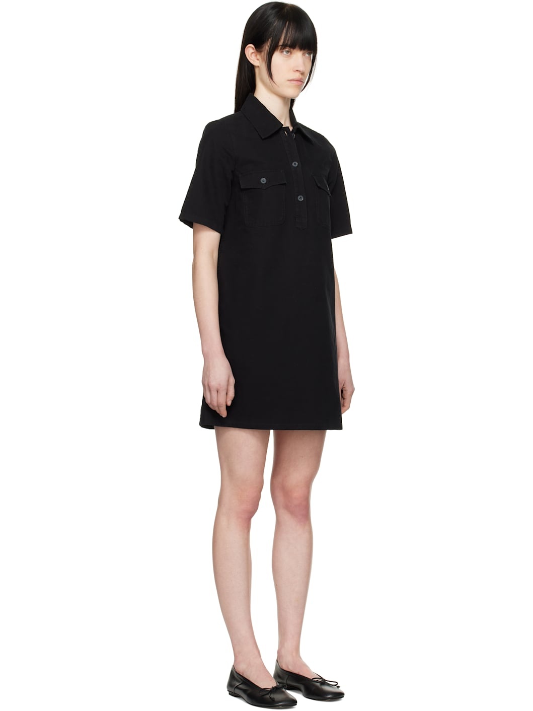 A. P.C. Black Selia Minidress - 2