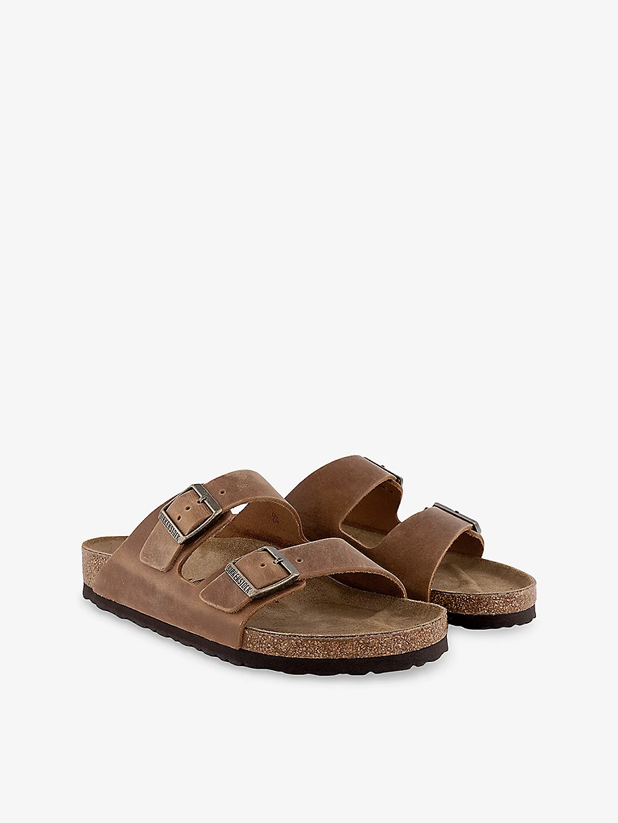 Arizona two-strap suede sandals - 3