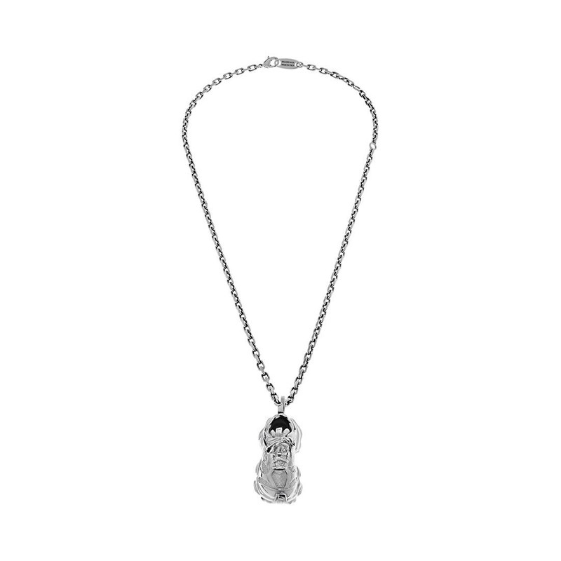 Keyholder Thin Cargo Necklace  in Silver 1