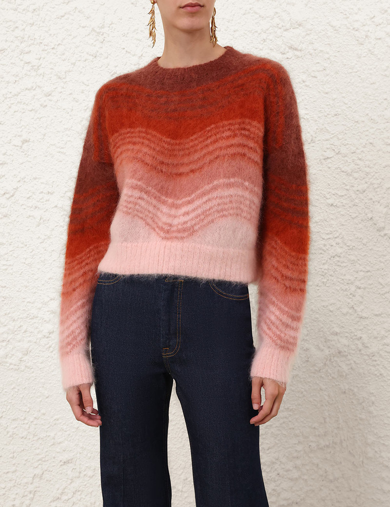 Zimmermann LUNA WAVE SWEATER outlook