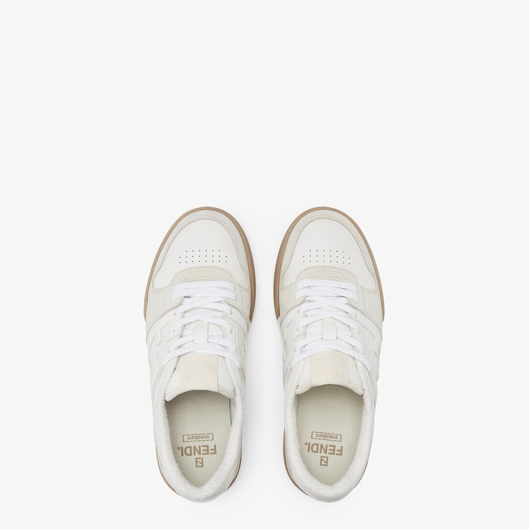 White suede low tops - 4