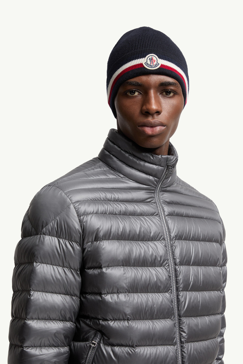 Moncler Tricolor Wool Beanie outlook