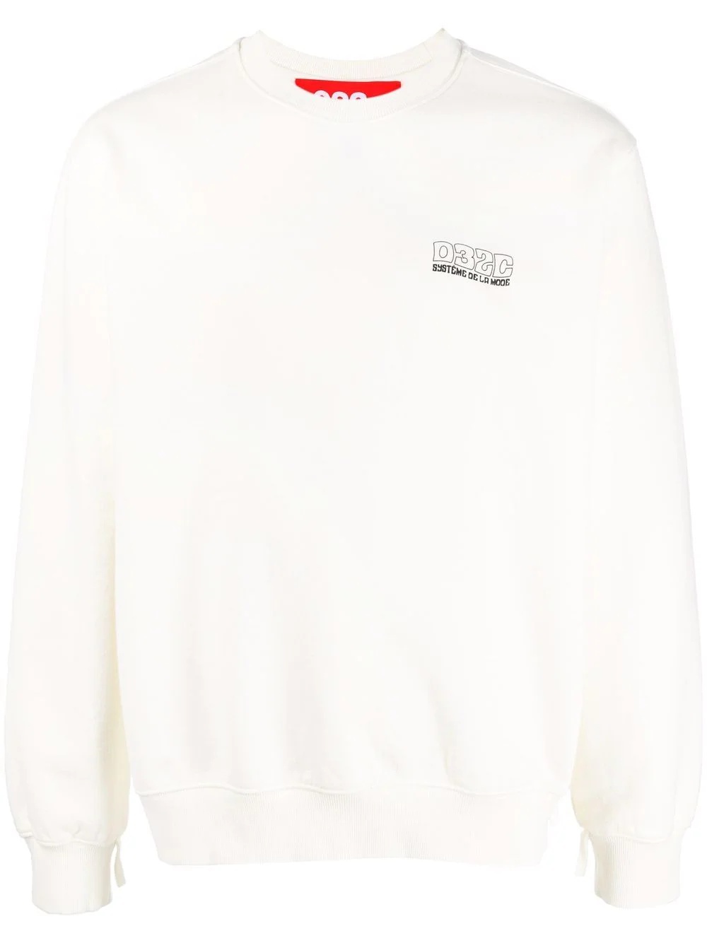 logo-print cotton sweatshirt - 1