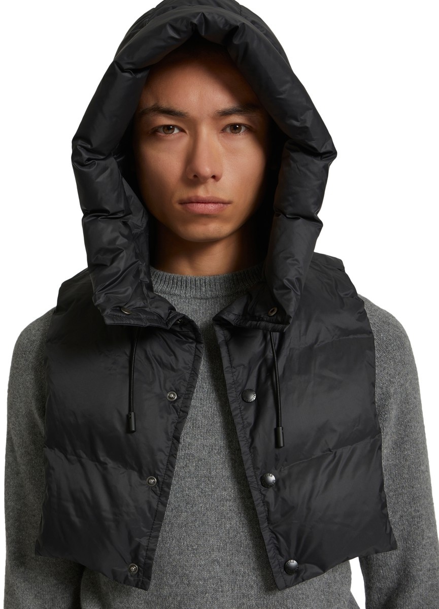 Hooded puffer jacket bib - 2