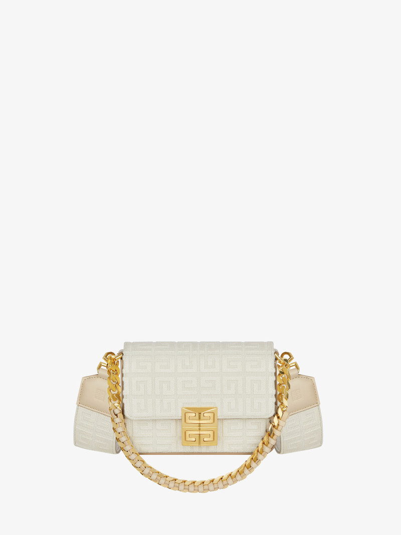 SMALL 4G BAG IN 4G EMBROIDERY WITH CHAIN 1