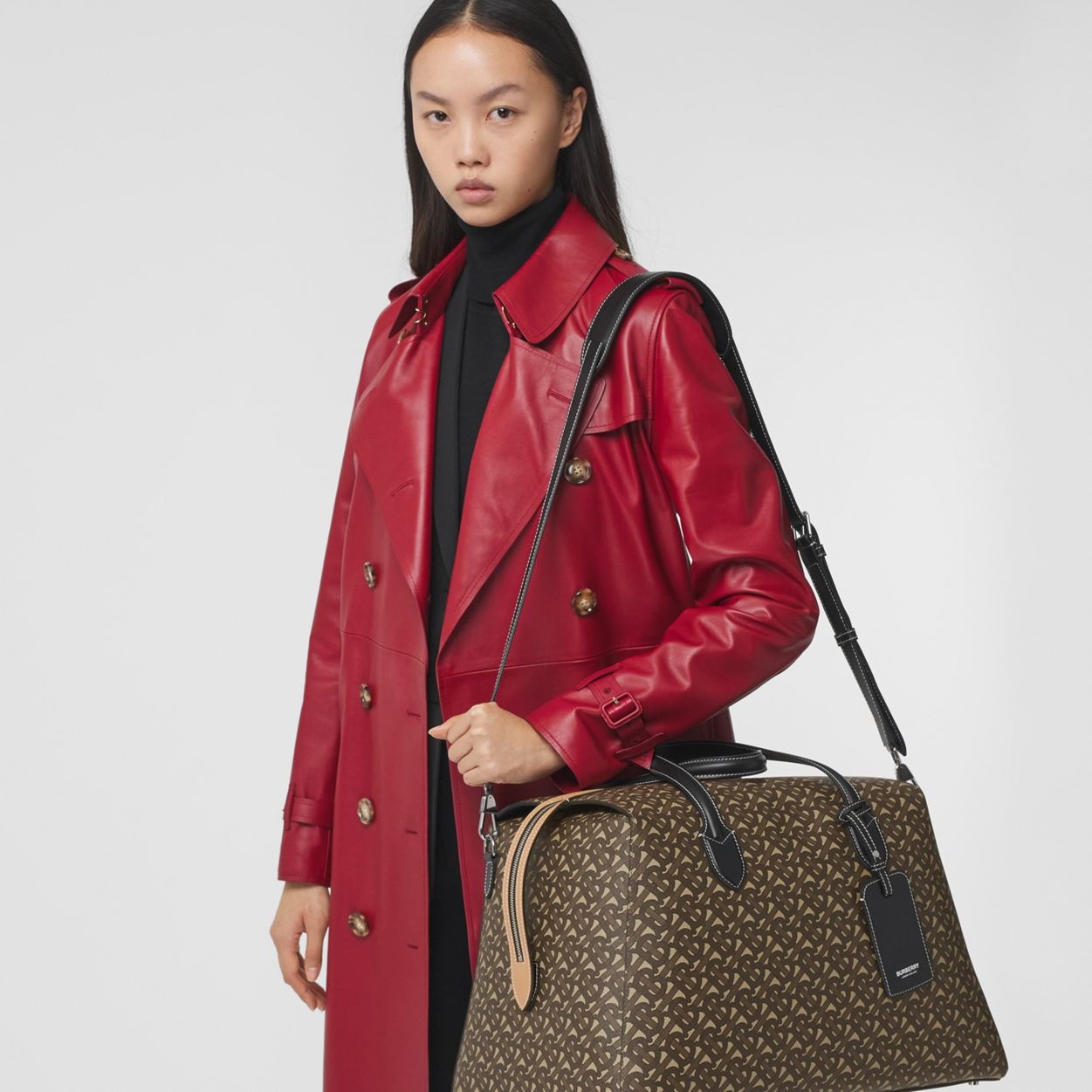 Monogram Print E-canvas Holdall - 3