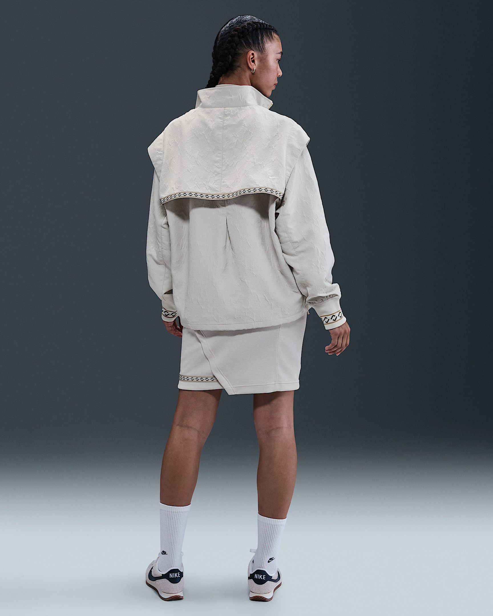 Naomi.Y様 Nike X Naomi Osaka cropped ribbed mock-neck long sleeve top