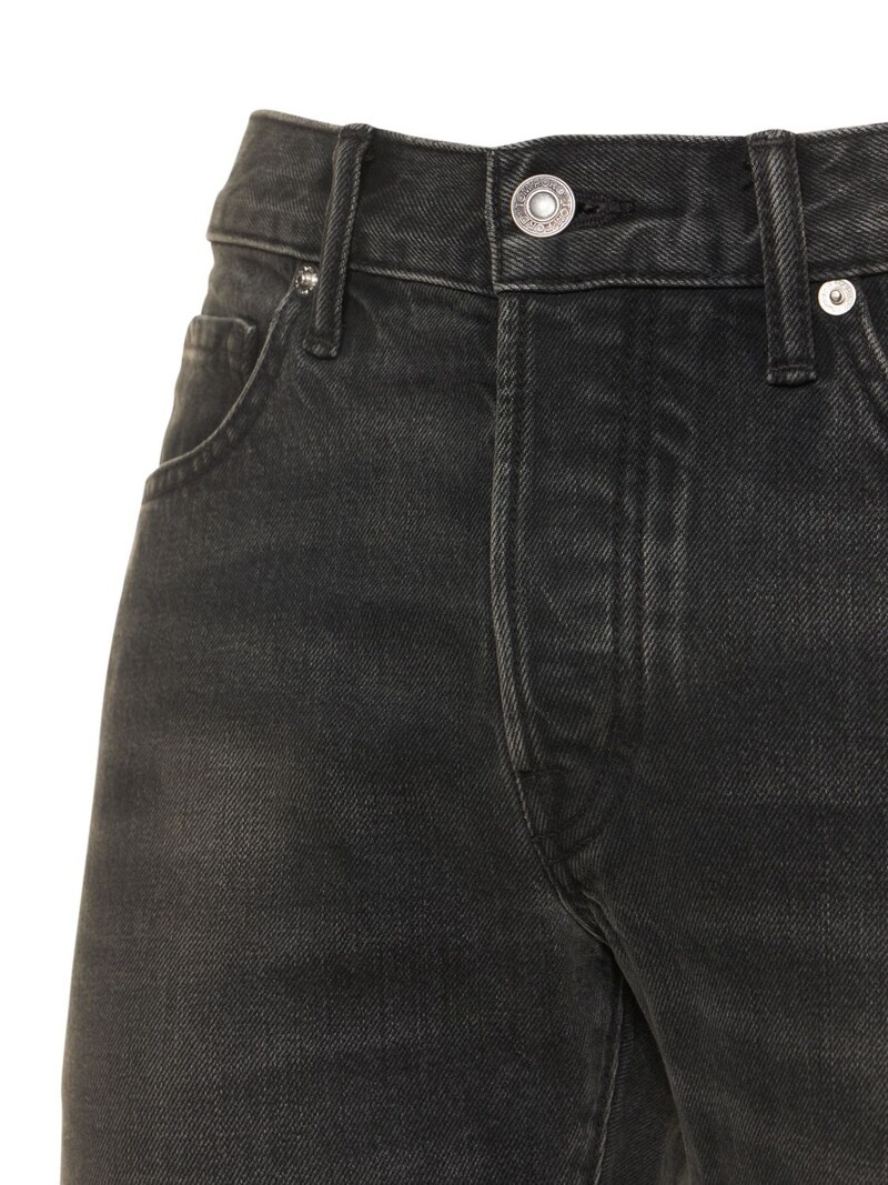 SLIM FIT BLACK WASH JEANS