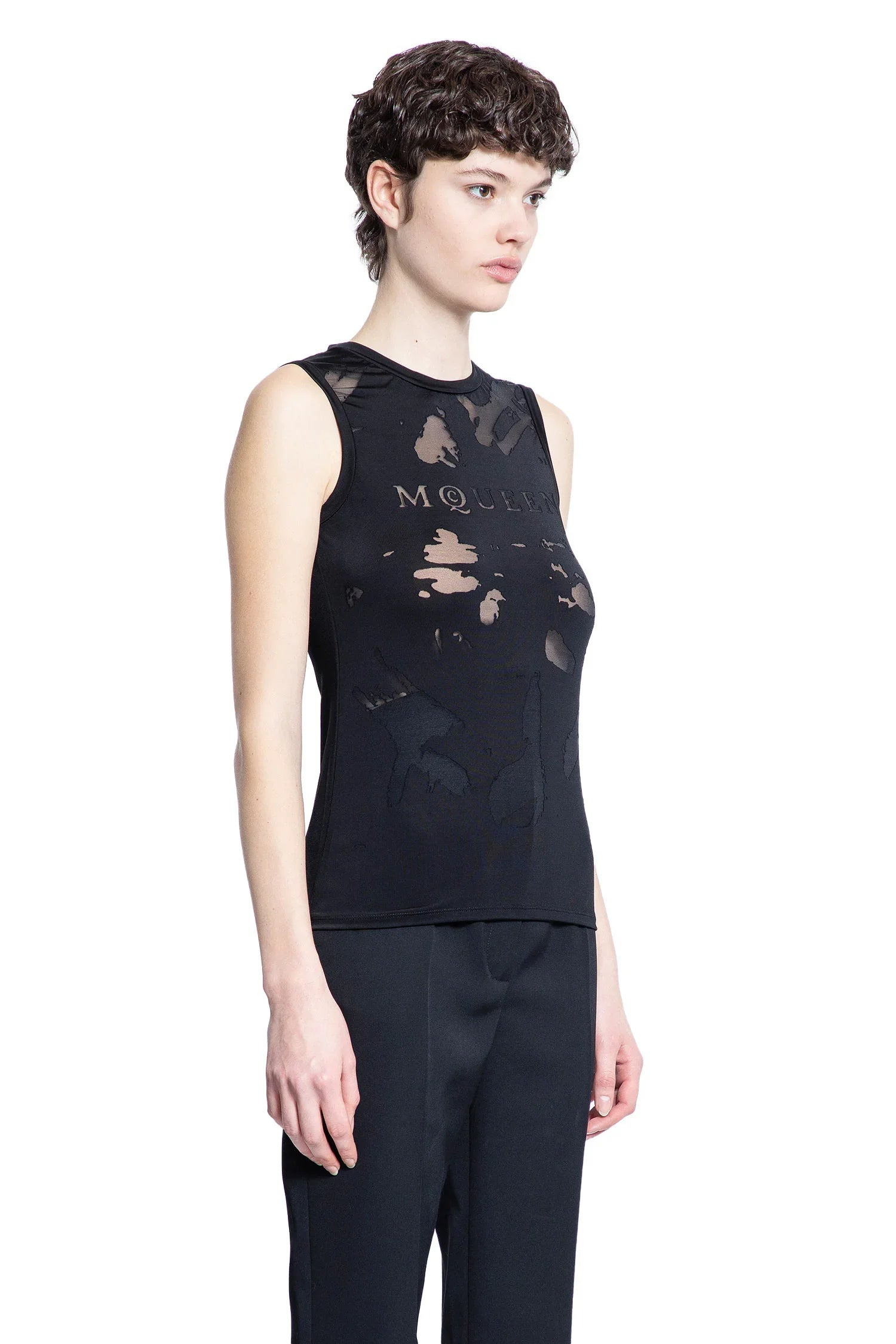 Mcqueen-Devore-Sleeveless-Top - 2