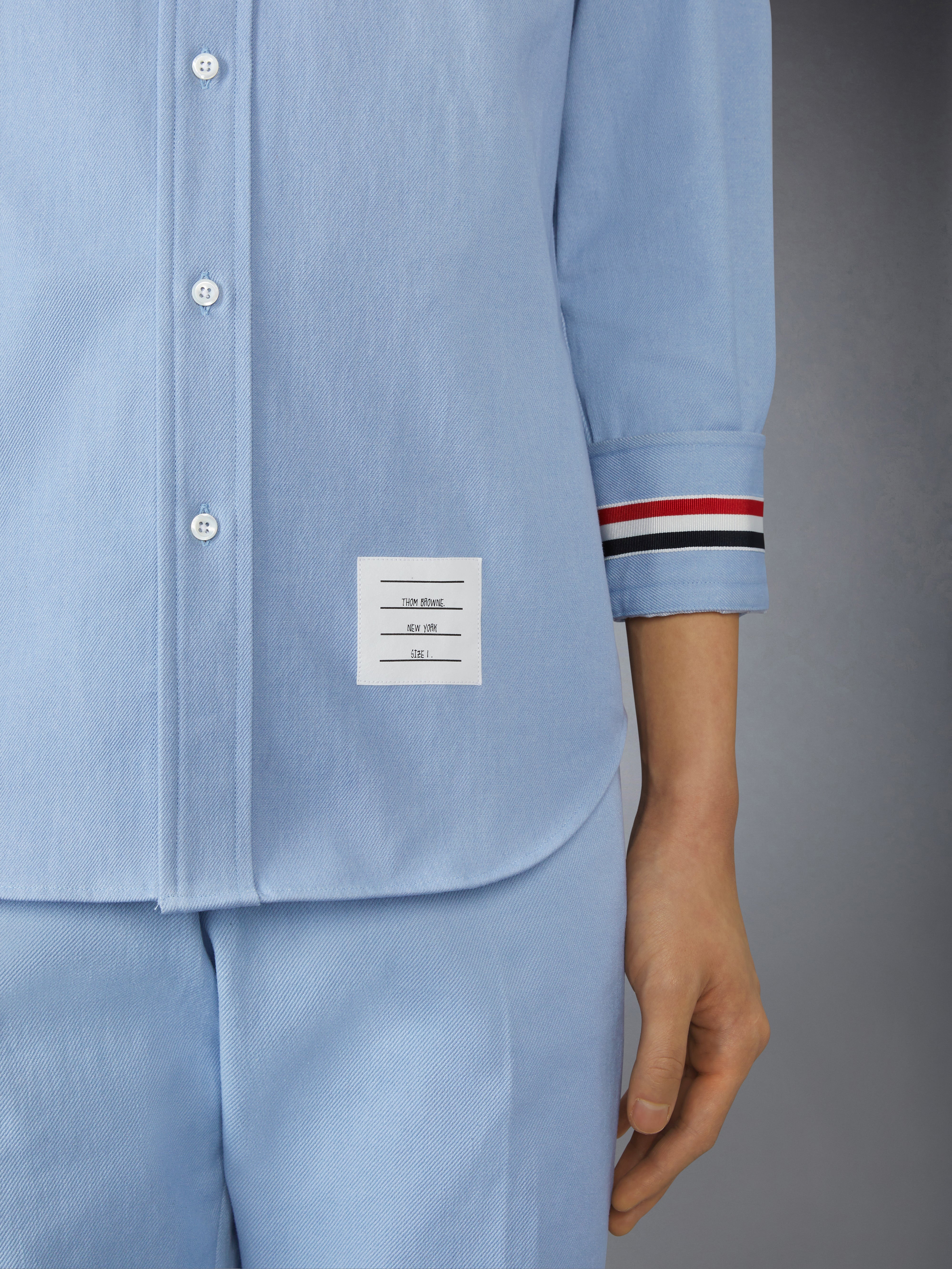 DENIM STRAIGHT FIT SHIRT - 6