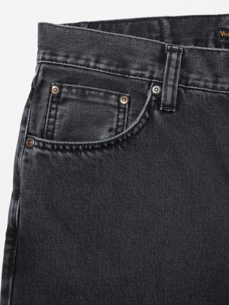 Nudie Jeans Gritty Jackson Black Cliffs outlook