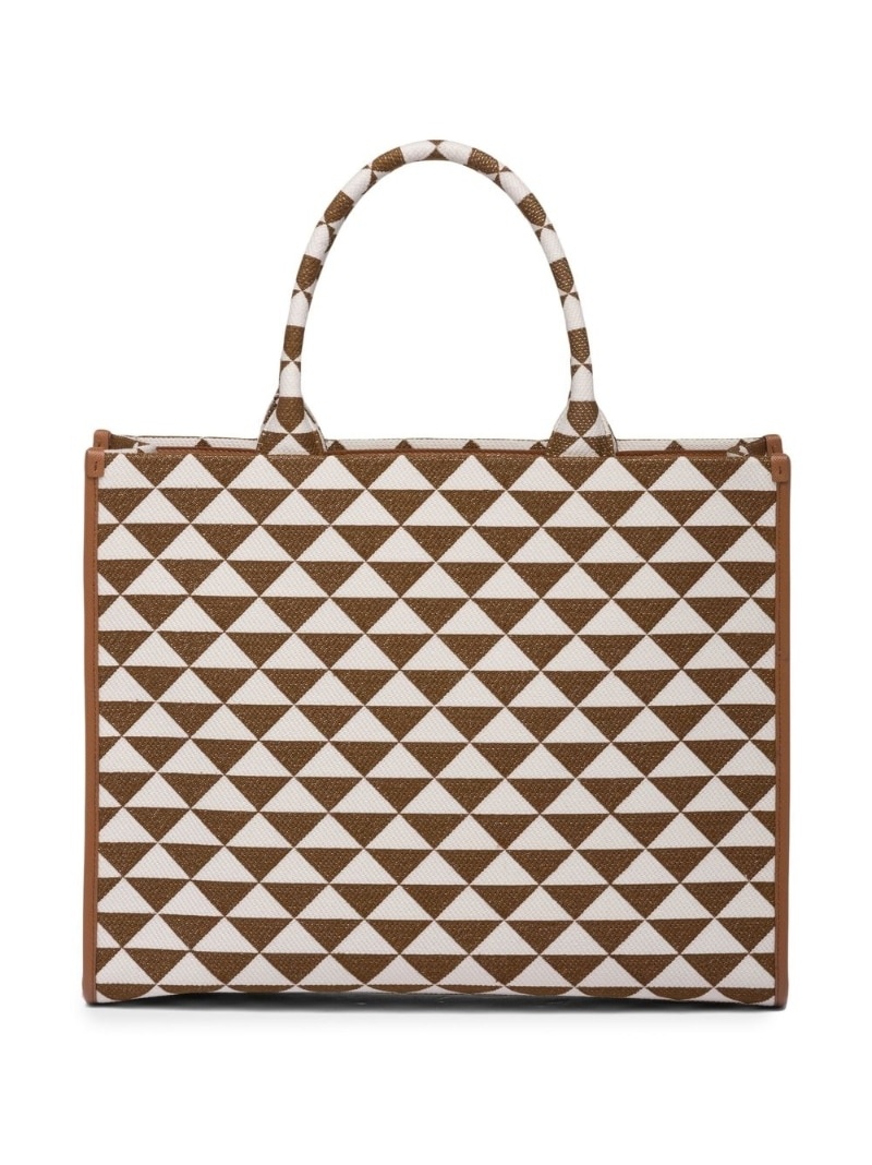 トートバッグ Prada Prada Symbole Large Tote Bag In Jacquard Prada Symbole Jacquard Tote Bag New With Tags Large | eBay