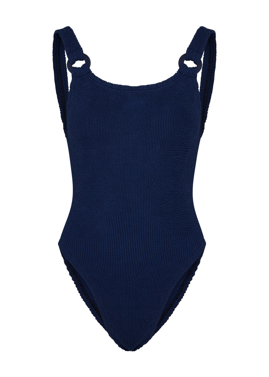 Hunza G Domino Seersucker Swimsuit - 1