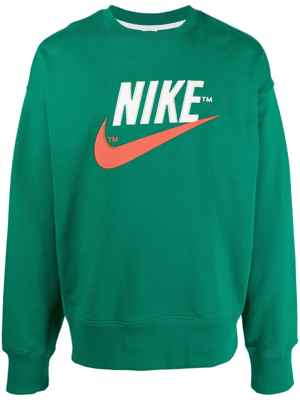 Swoosh cotton sweatshirt - 1