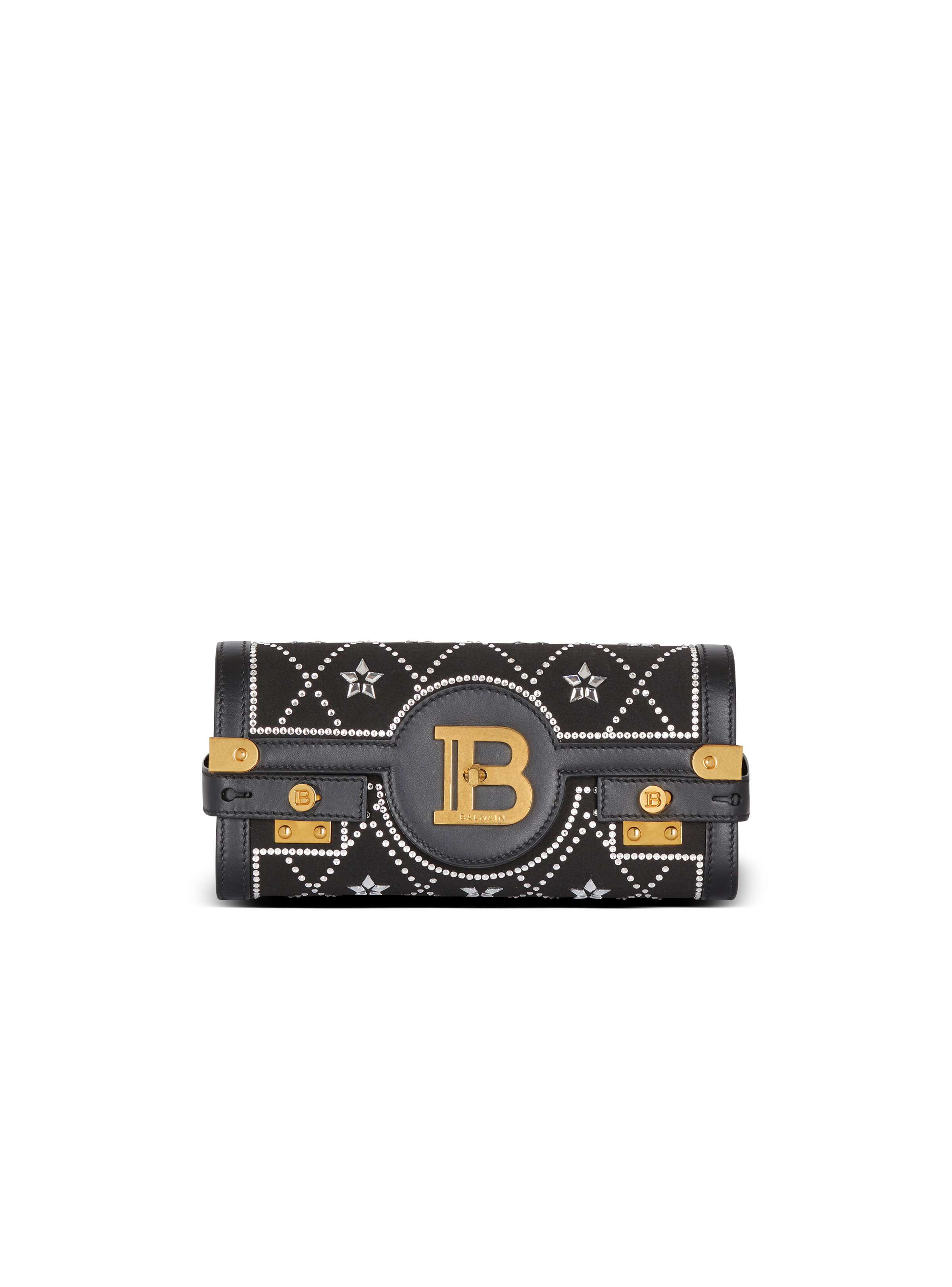 B-Buzz Pouch 23 satin and crystals clutch - 1