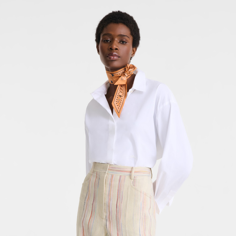 Longchamp French Bandana Headband Amber - Silk outlook