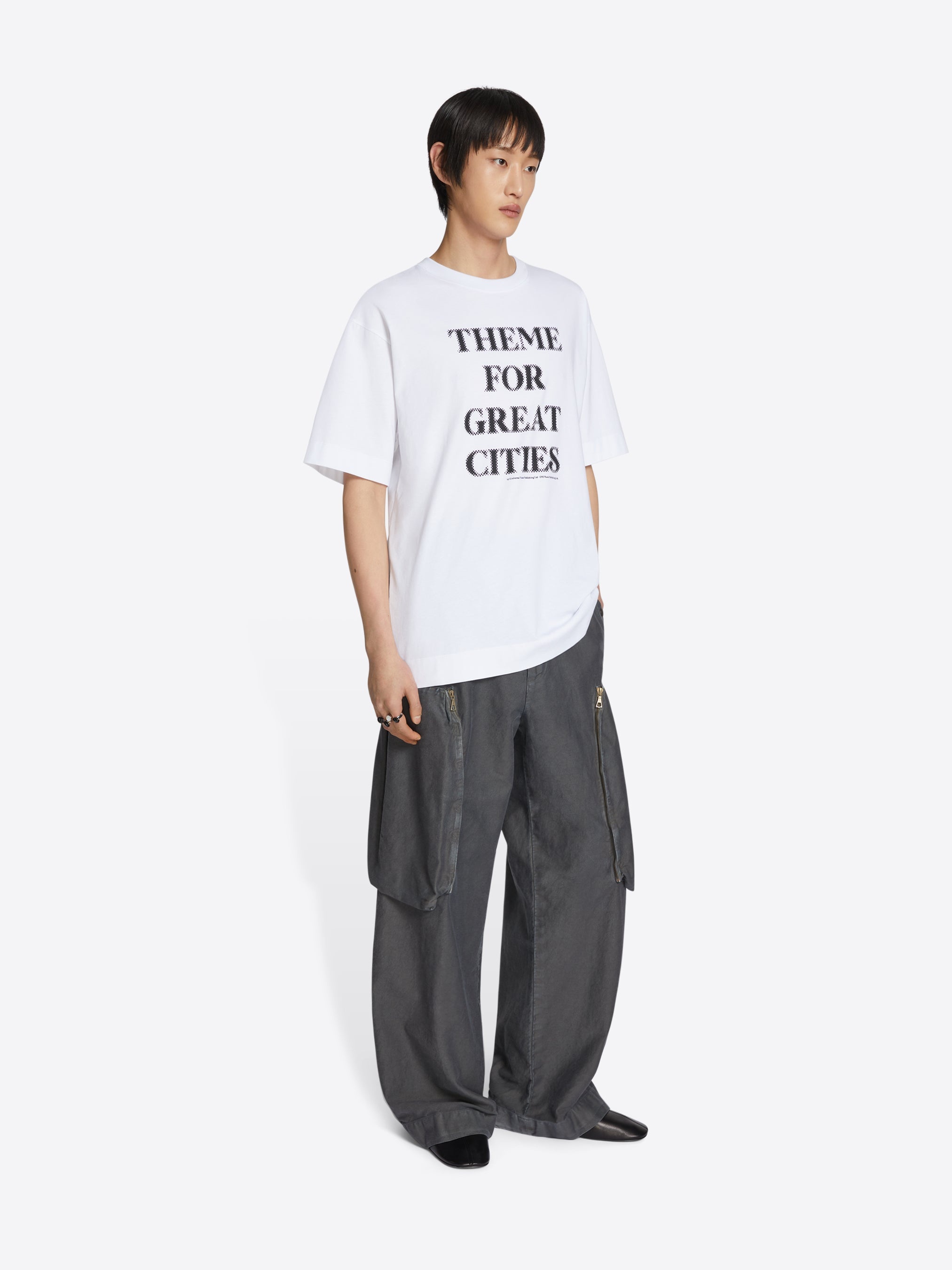 Dries Van Noten◆Theme song tee Dries Van Noten THEME SONG TEE | REVERSIBLE