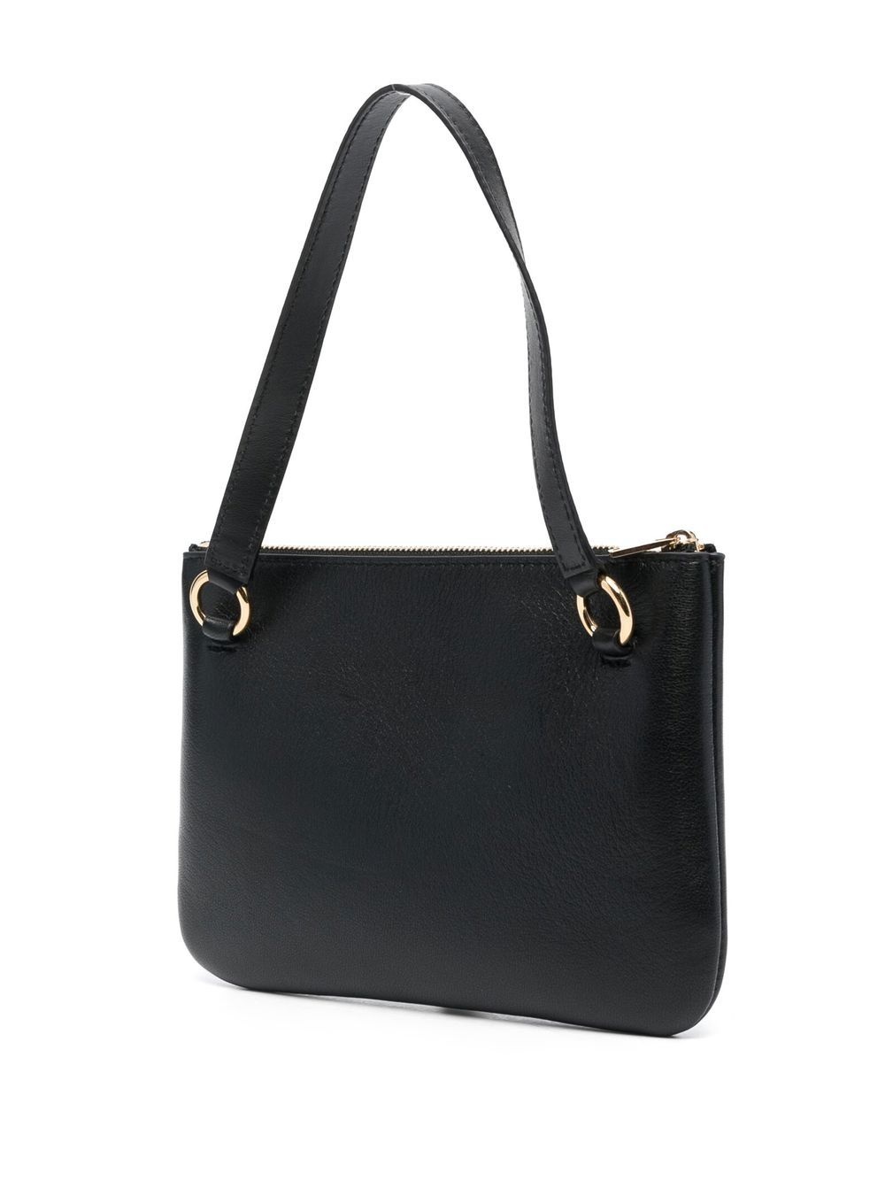 nappa-leather logo-print bag - 3