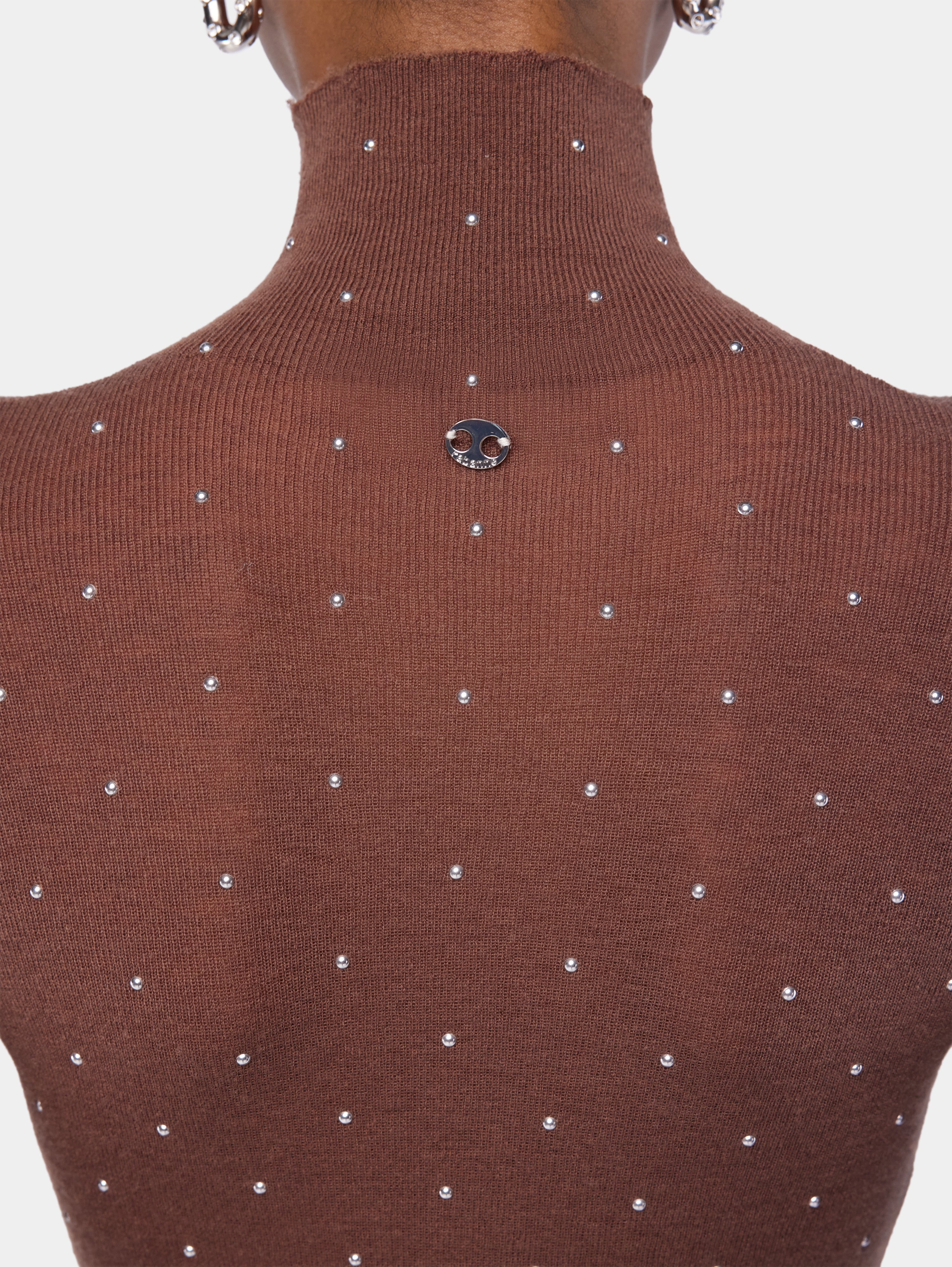 SECOND-SKIN TURTLE-NECK TOP IN WOOL - 7