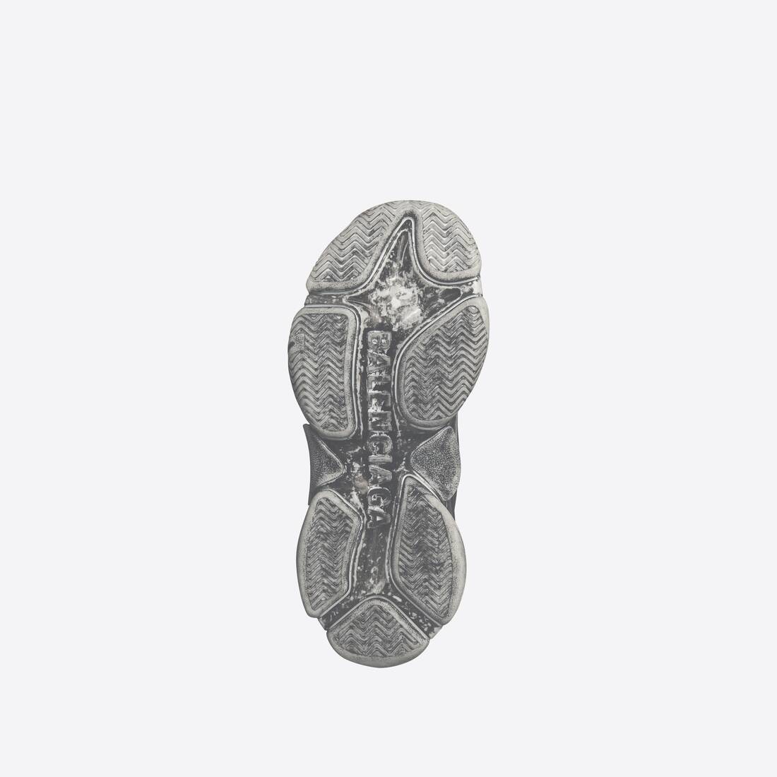 Women's Triple S Faded Sneaker in Black - 6