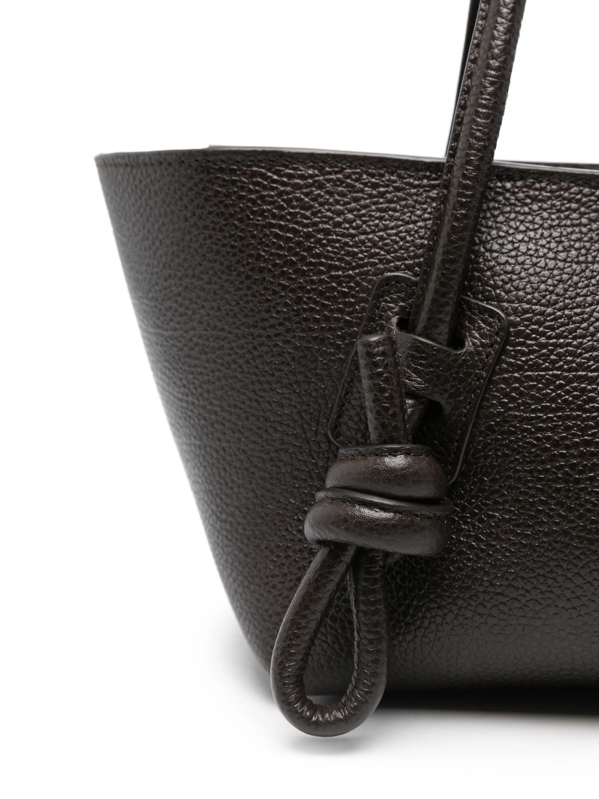 Hereu Fleca Knotted Leather Shoulder Bag - 4