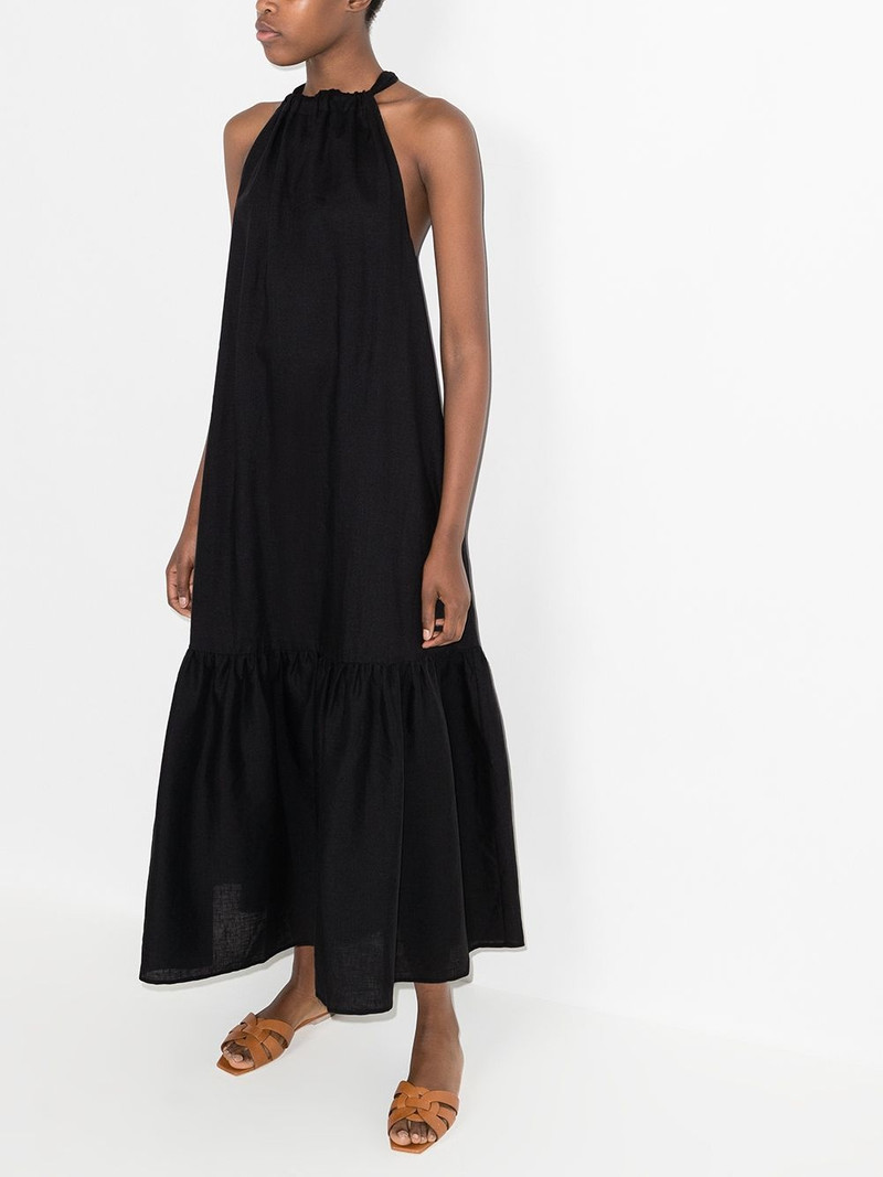ASCENO Ibiza halterneck maxi dress outlook