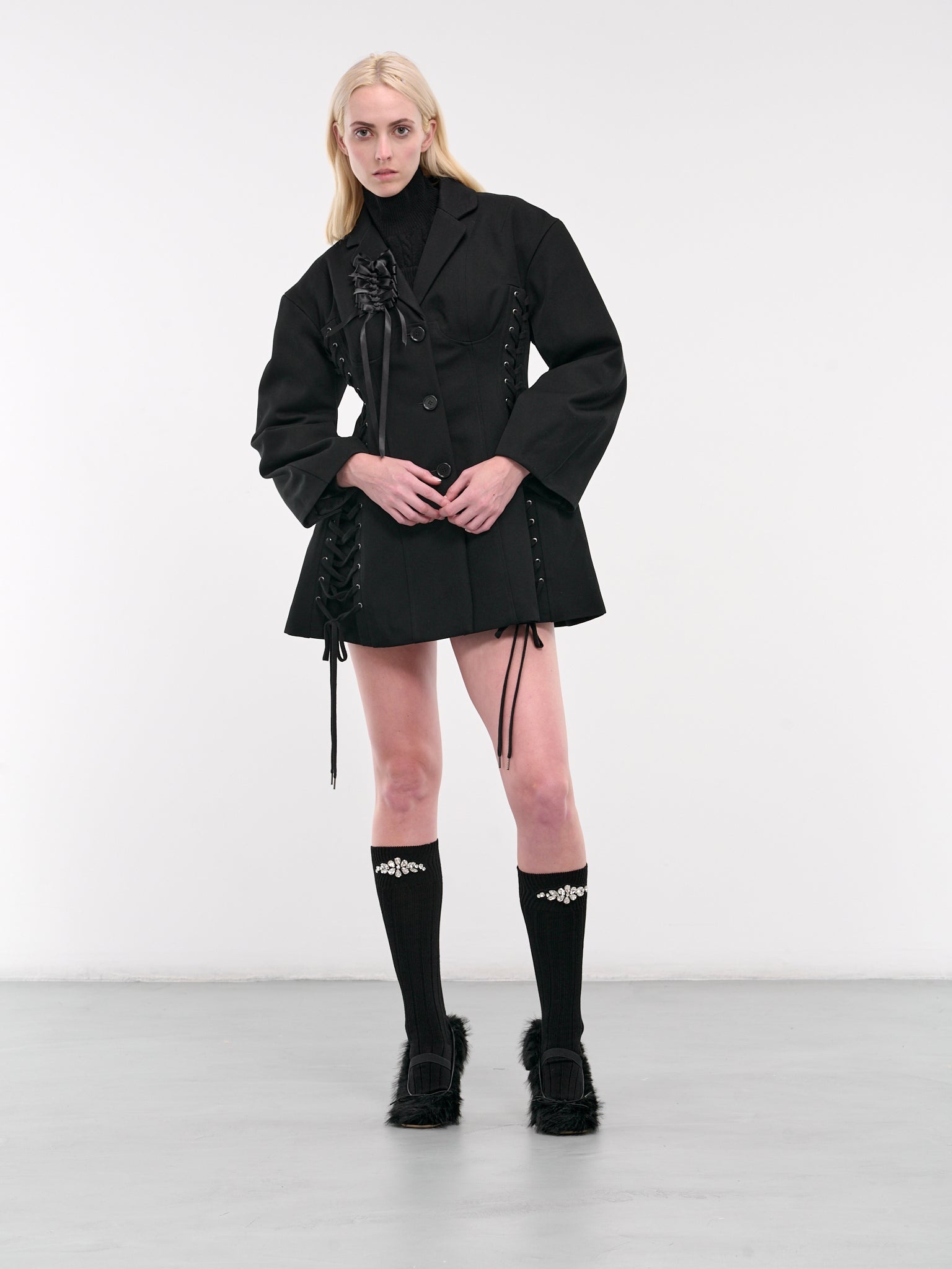 Puff Sculpted Corset Jacket - 6