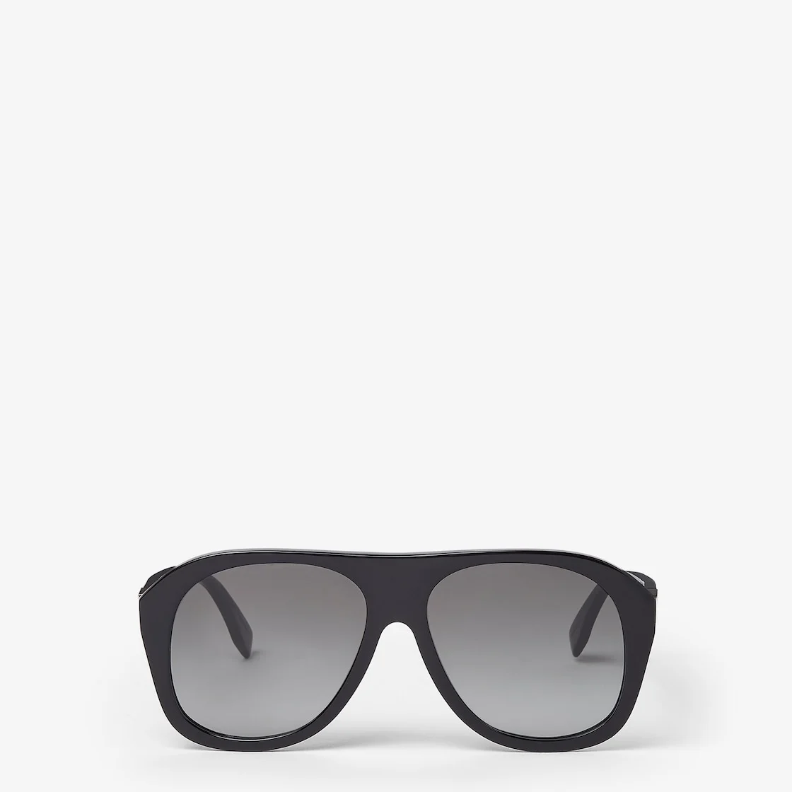 Baguette Black acetate sunglasses - 1