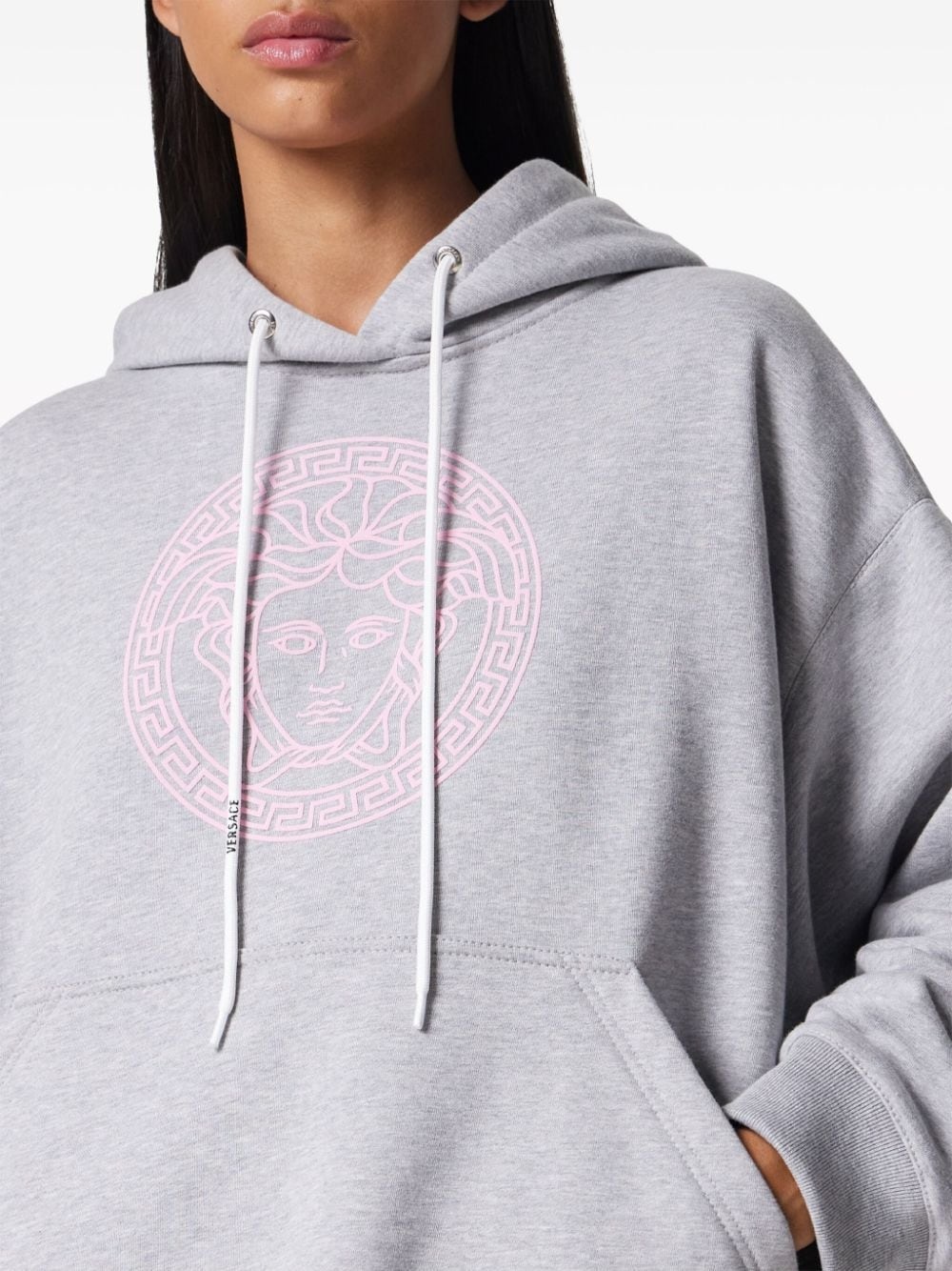 Medusa cotton hoodie - 4