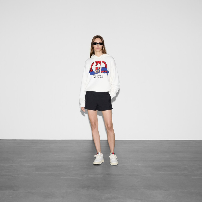 GUCCI Interlocking G 1921 print sweatshirt outlook