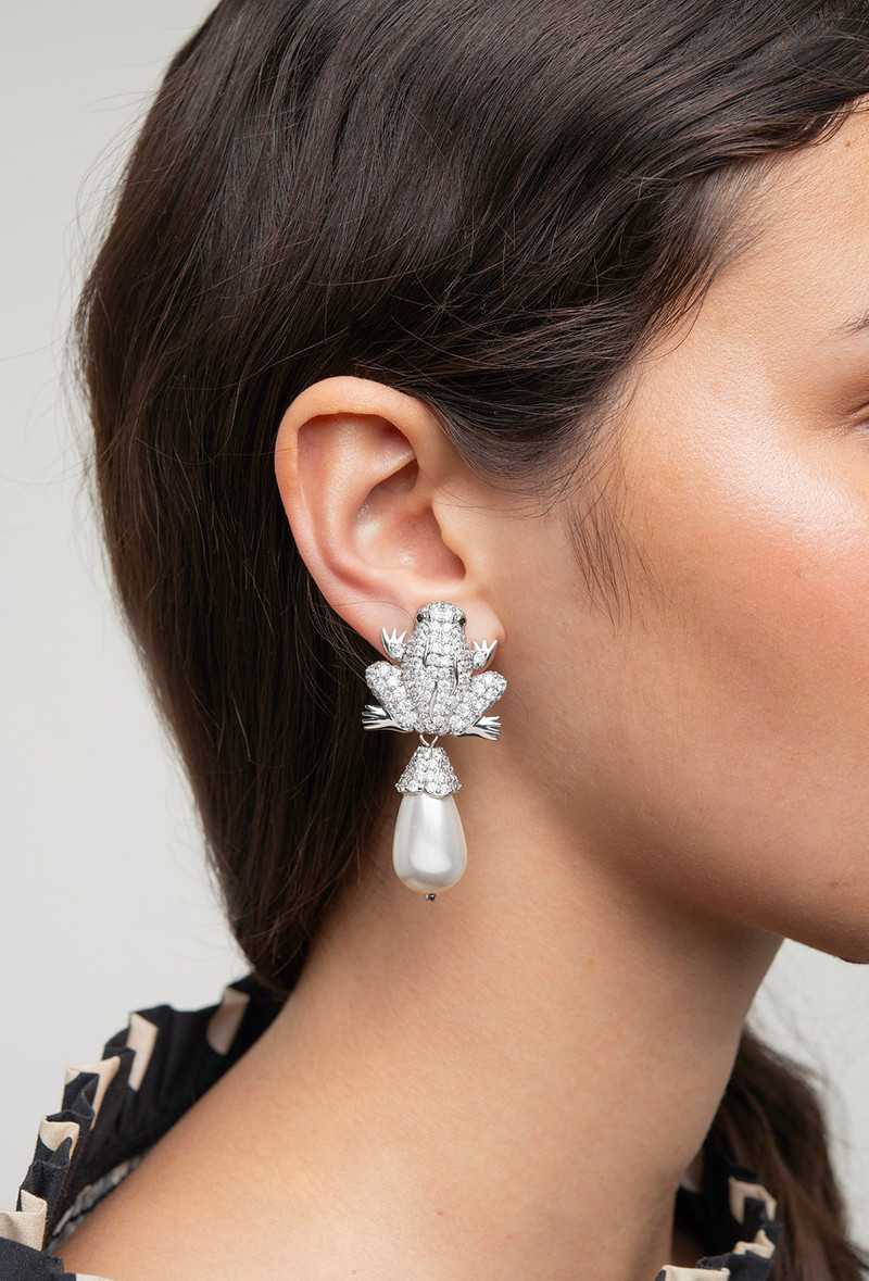 Froggy Earrings - Silver 3
