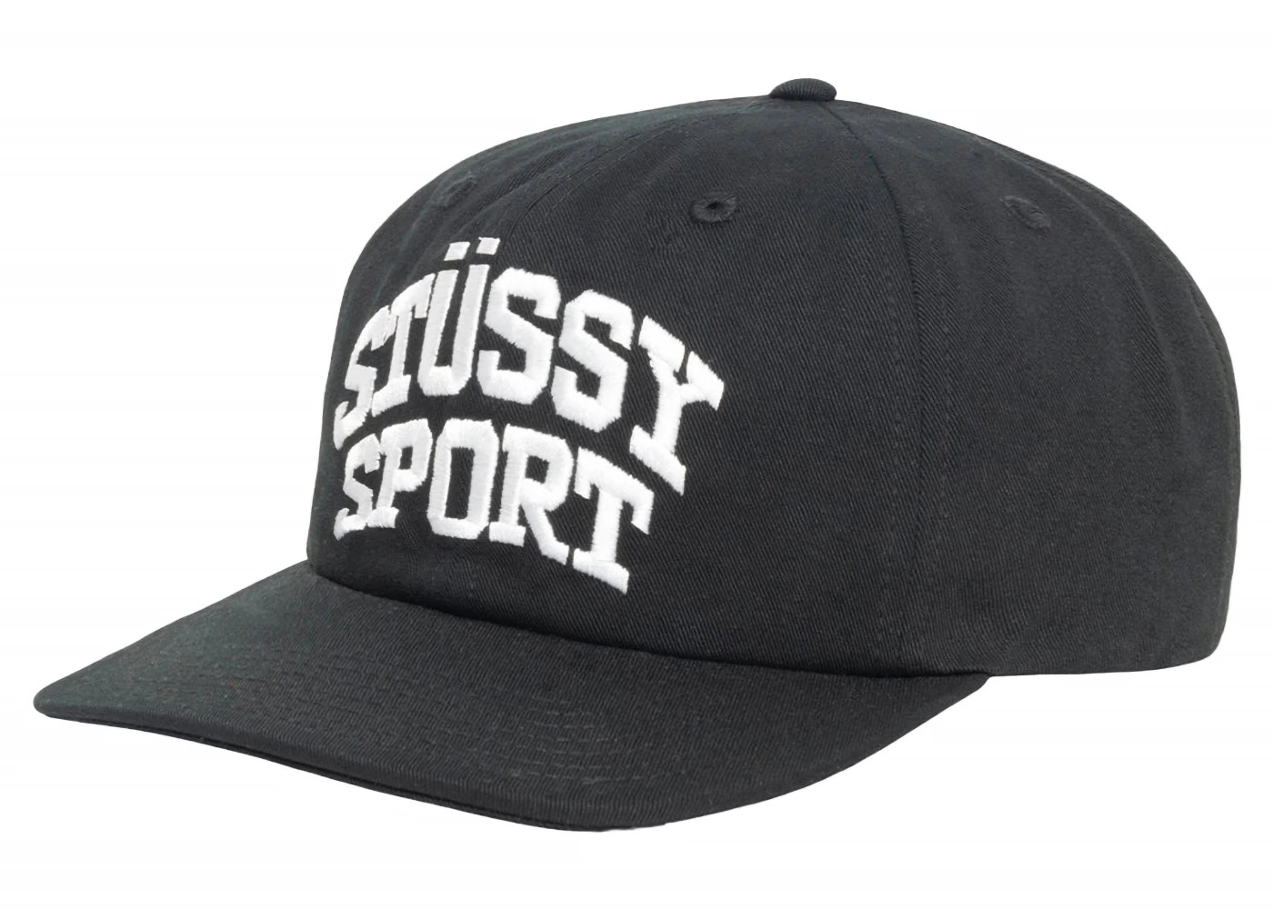 Stussy Mid Depth Sport Snapback Black - 1