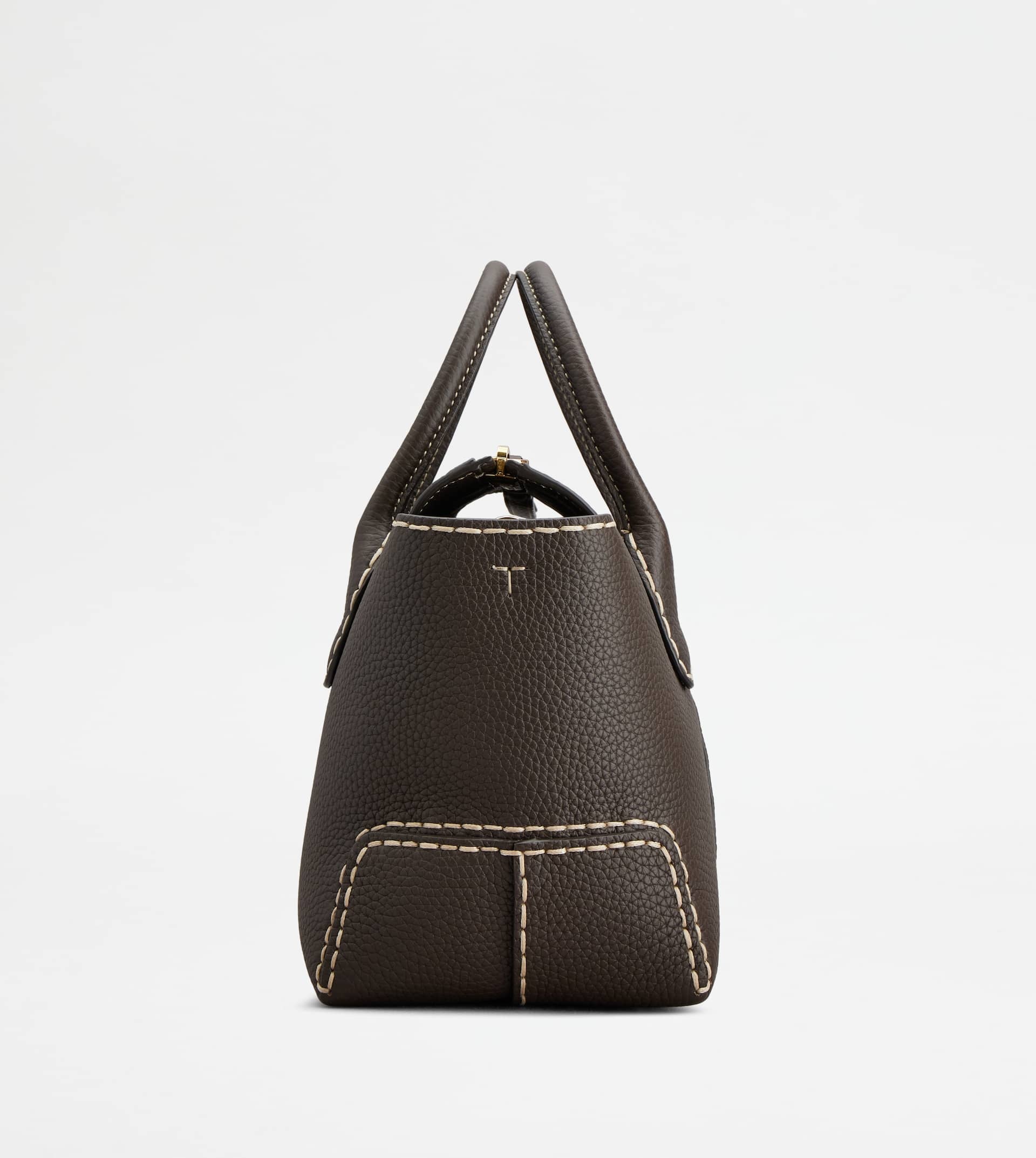 TOD'S DI BAG IN LEATHER SMALL - BROWN - 2