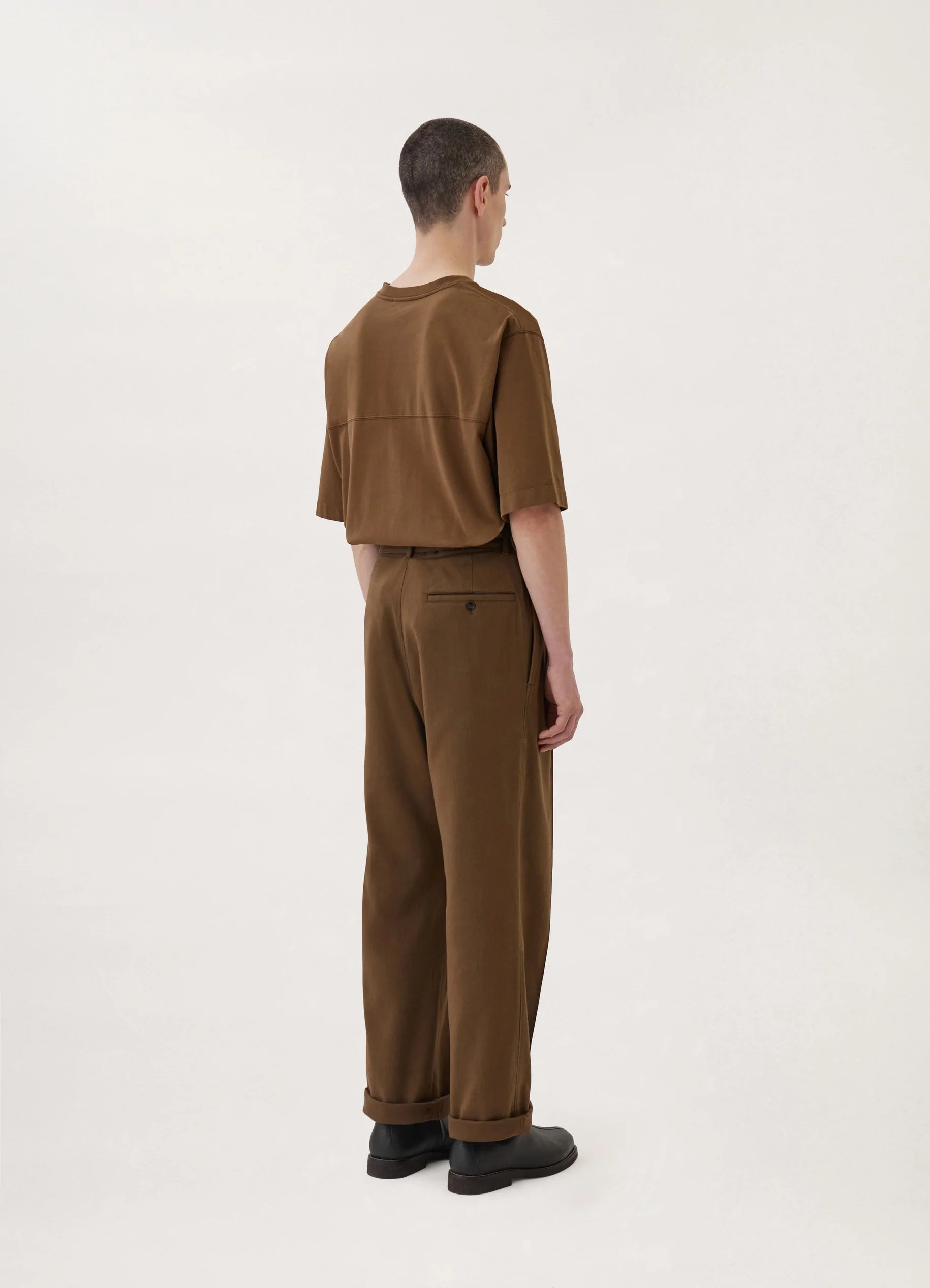 Lemaire LOOSE PLEATED PANTS COTTON VISCOSE | REVERSIBLE