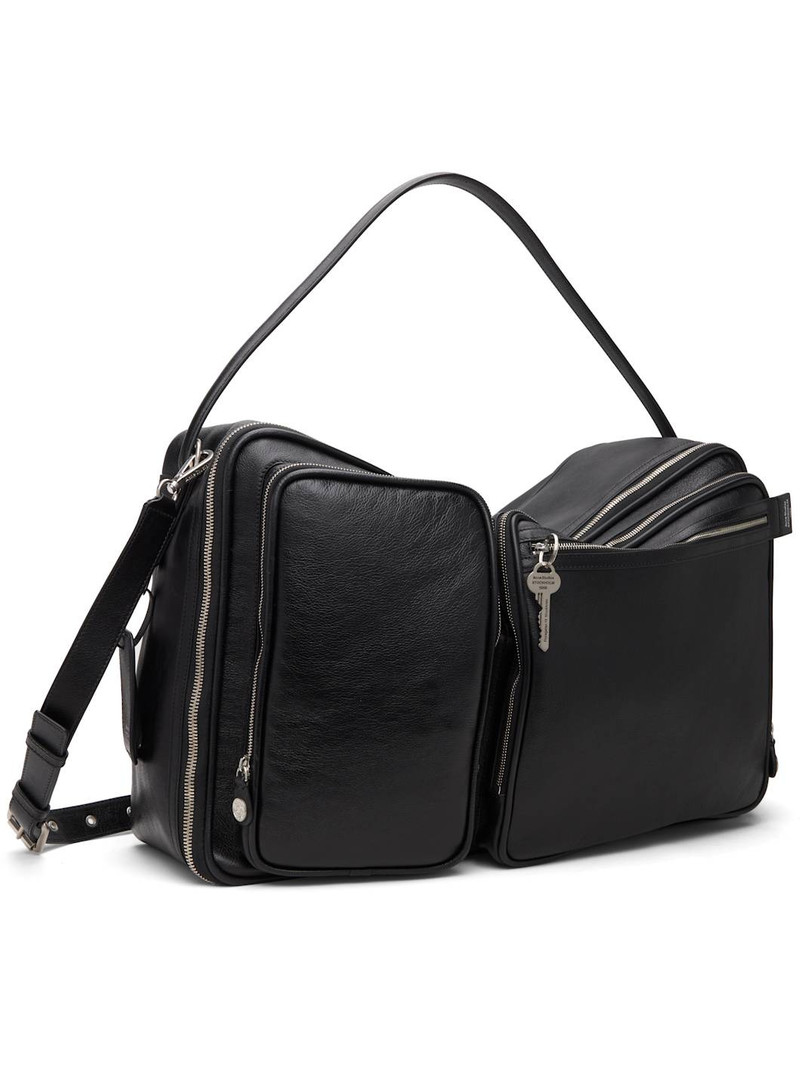 Acne Studios Black Camero Hotel Duffle Bag outlook