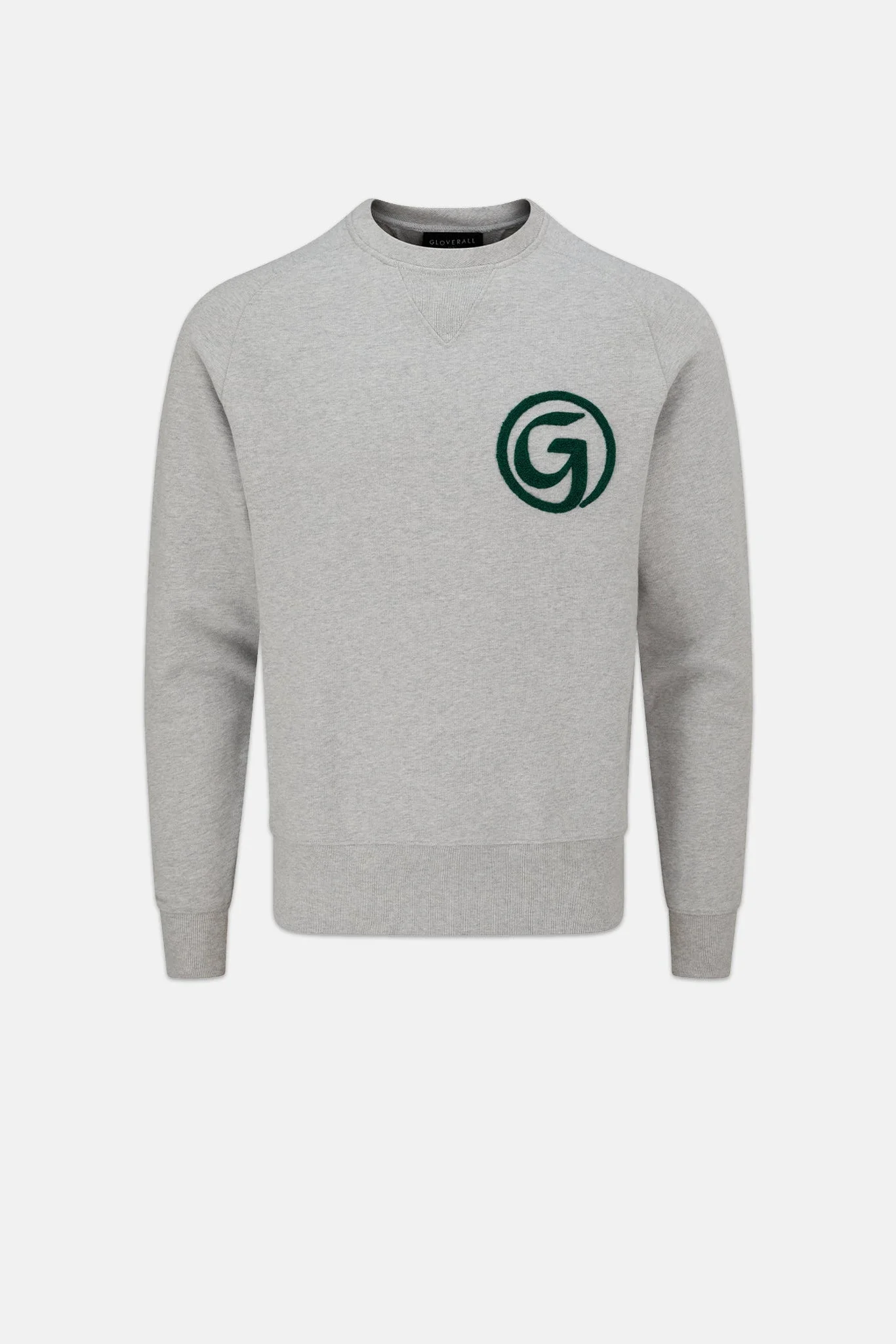 Unisex 'G' Embroidered Sweatshirt Grey - 1