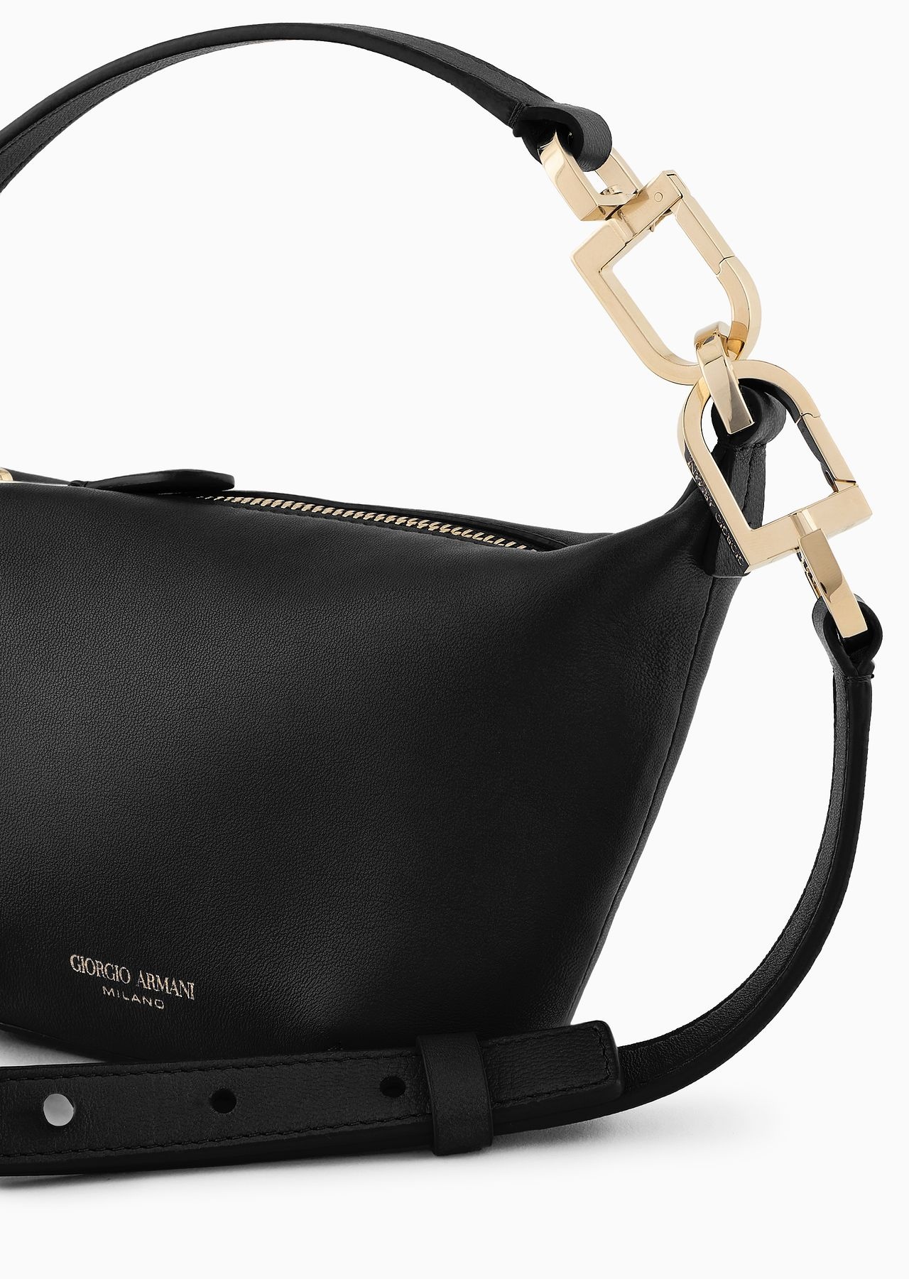 Mini la Prima Soft nappa-leather handbag - 5