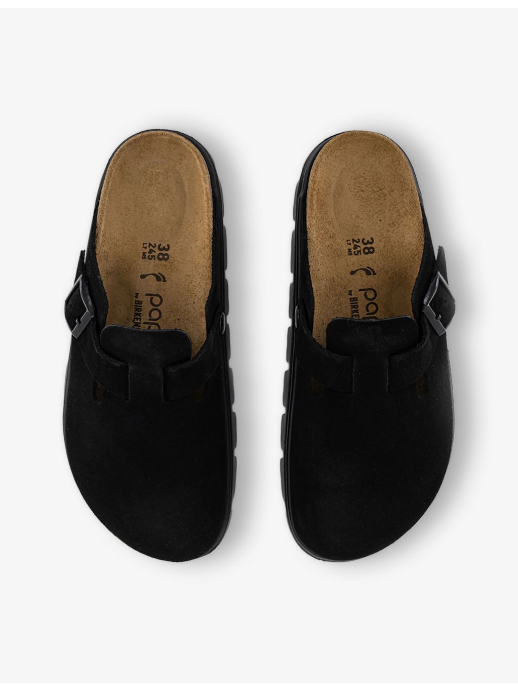 Boston Chunky Suede Clogs - 2