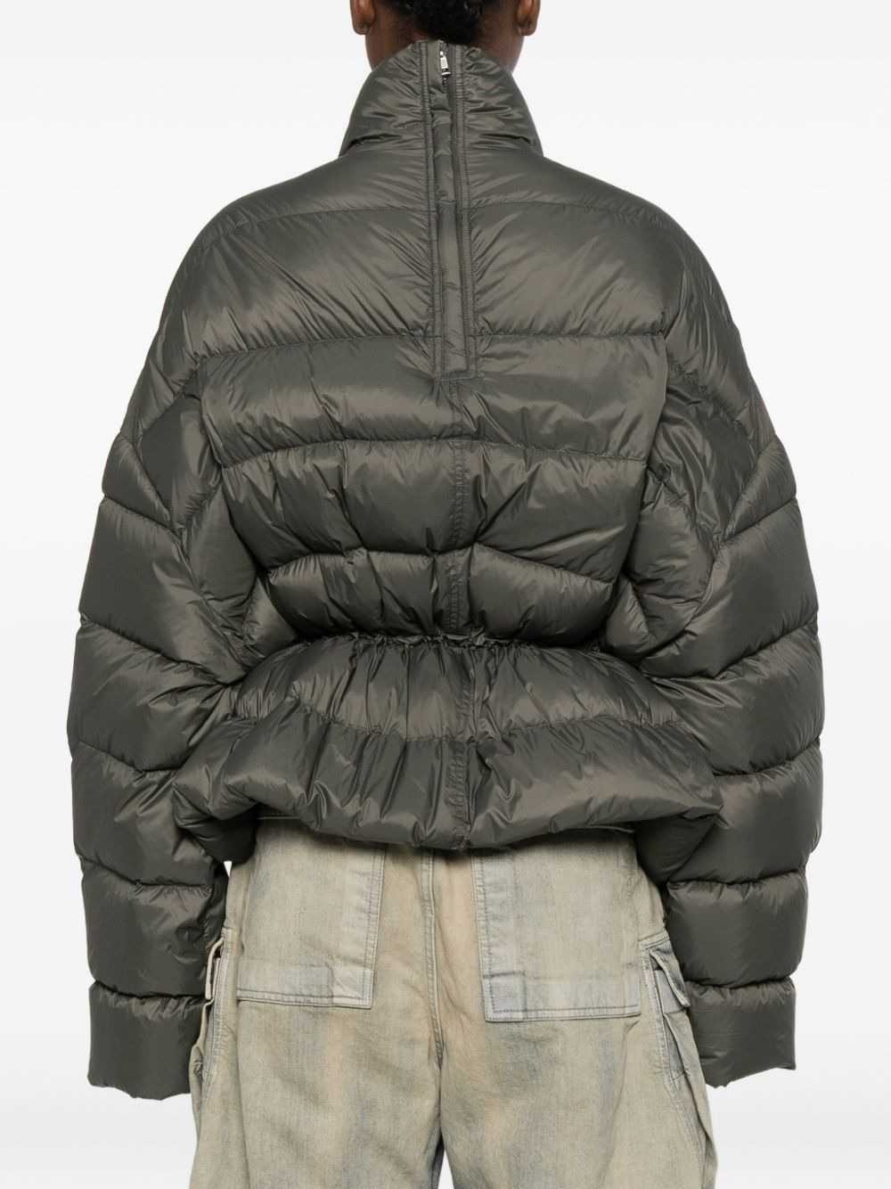 quilted drawstring jacket - 4